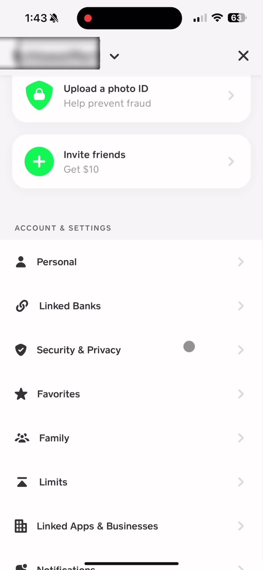 Privacy settings on Cash App video thumbnail