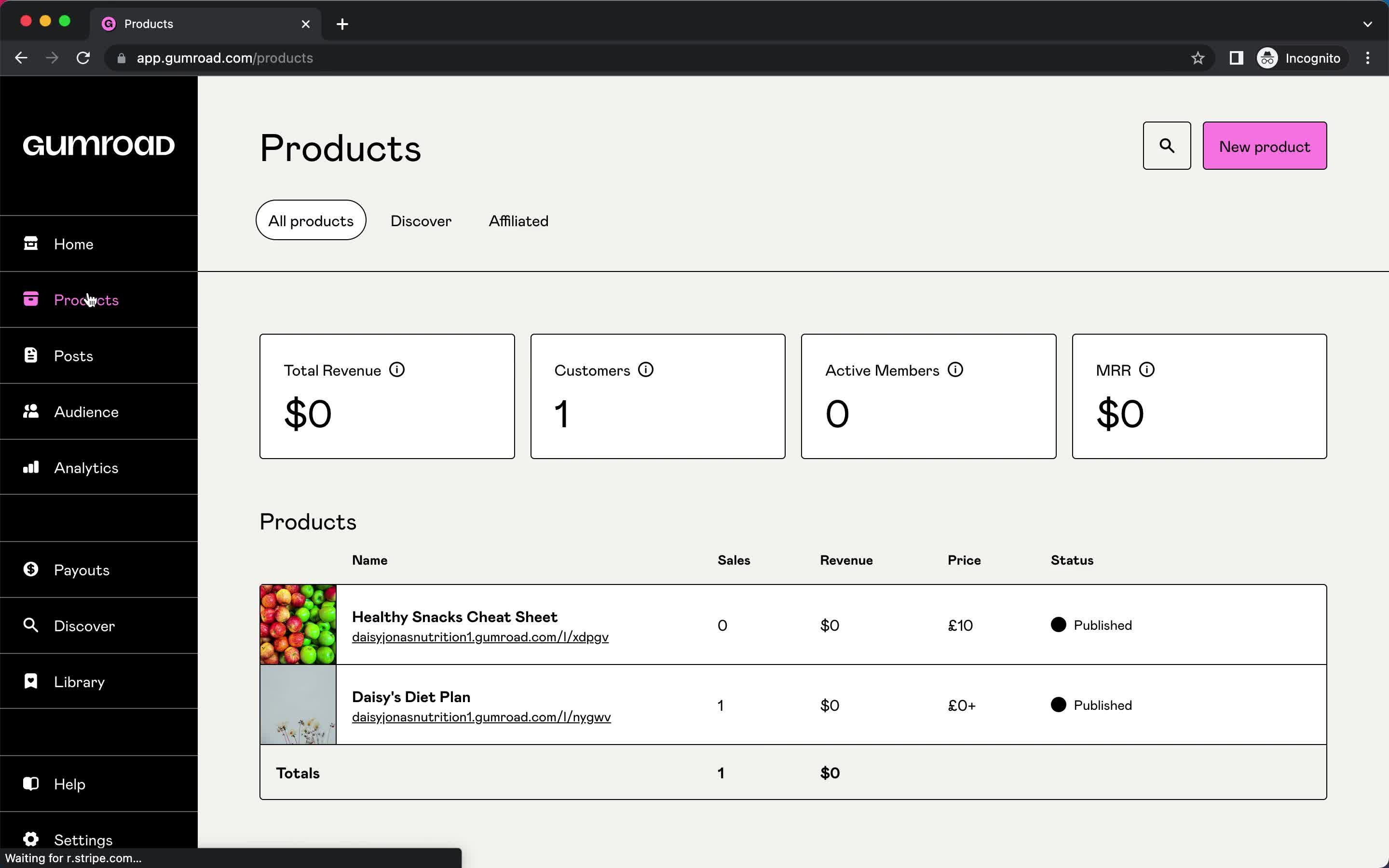 Adding a product screenshot