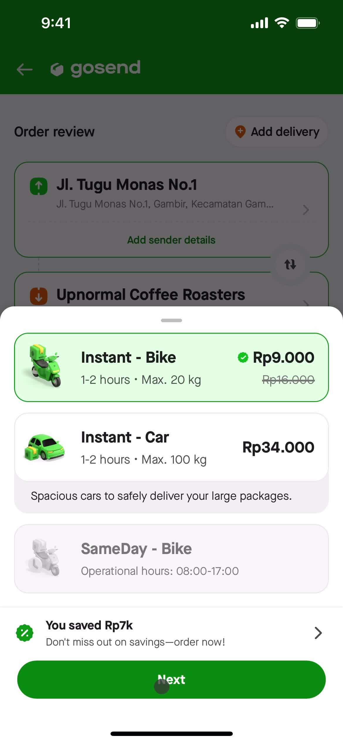 Sending a package on Gojek video thumbnail