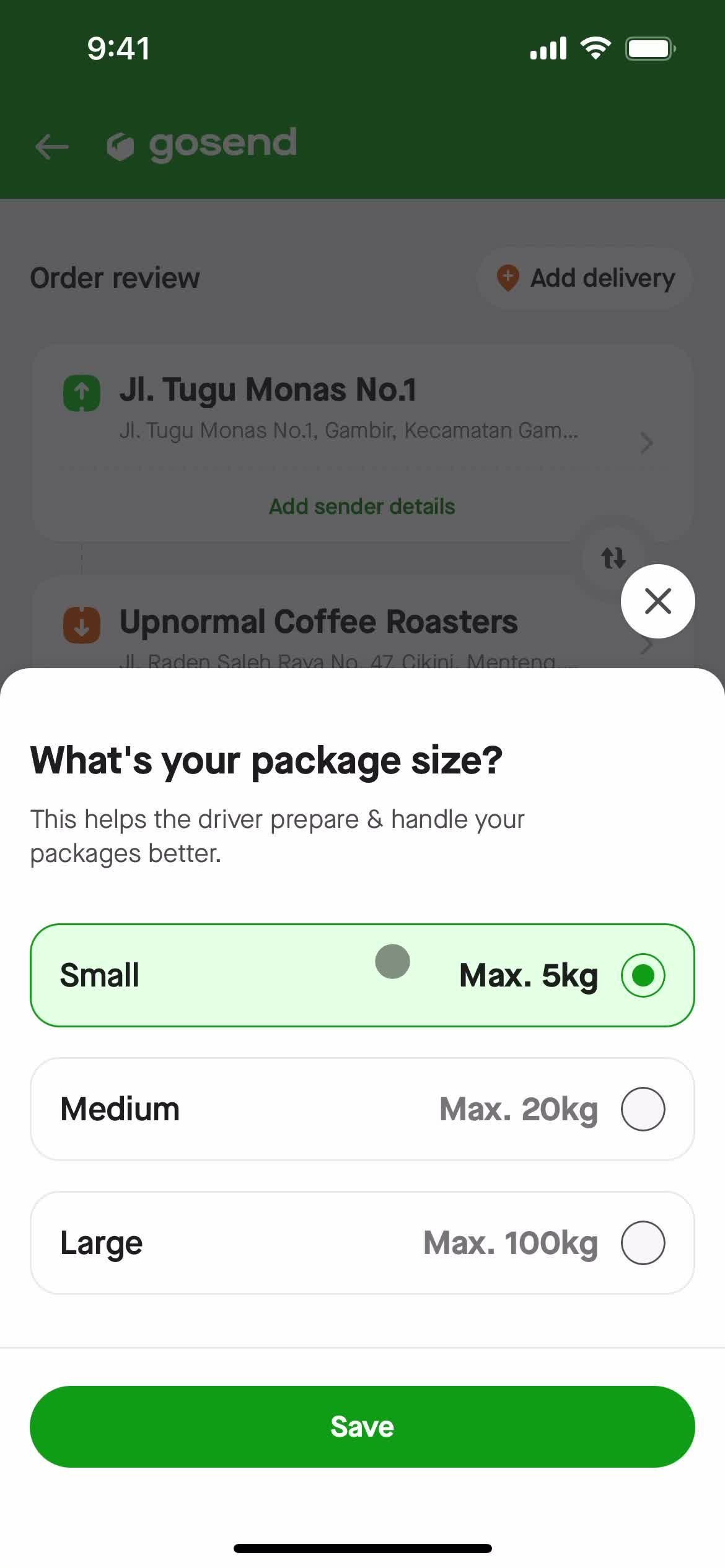 Sending a package on Gojek video thumbnail