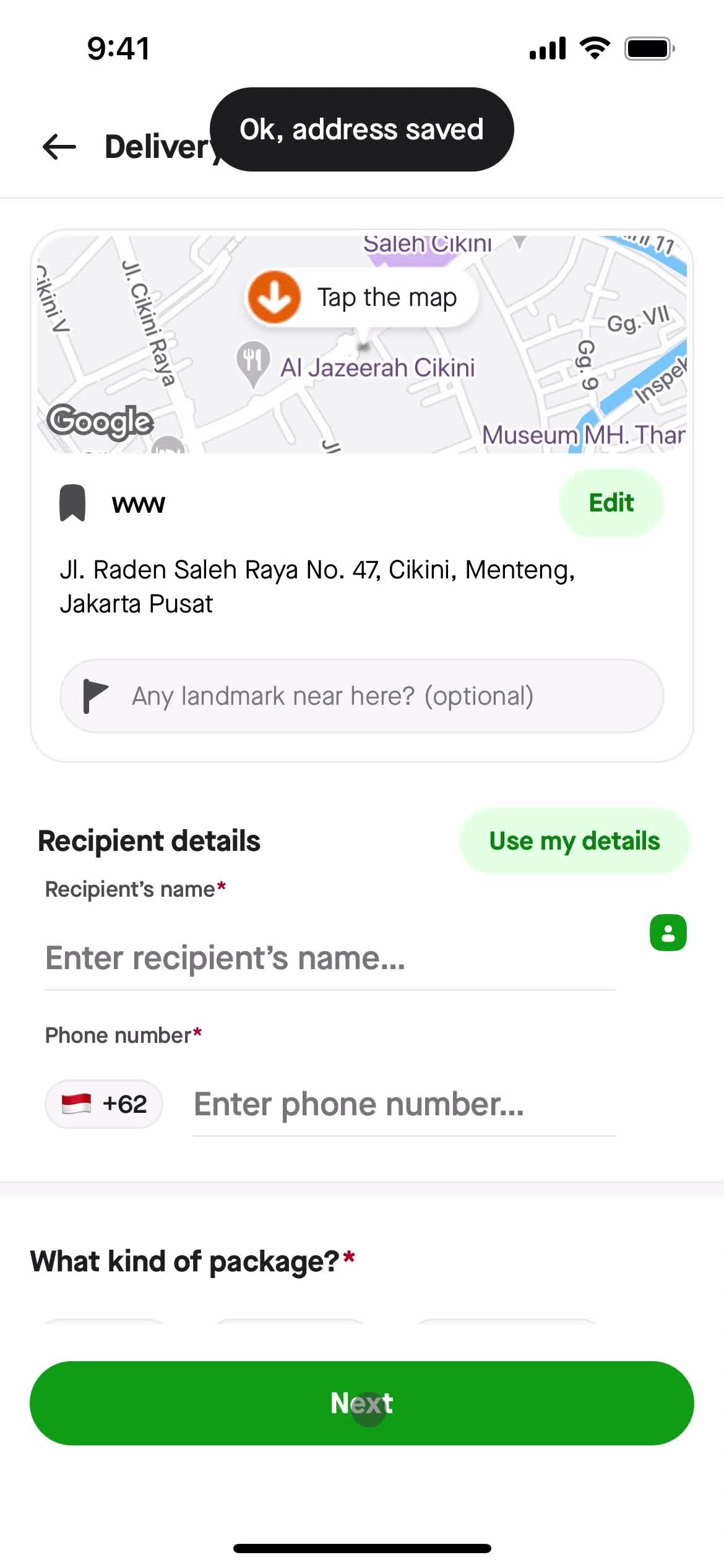 Sending a package on Gojek video thumbnail