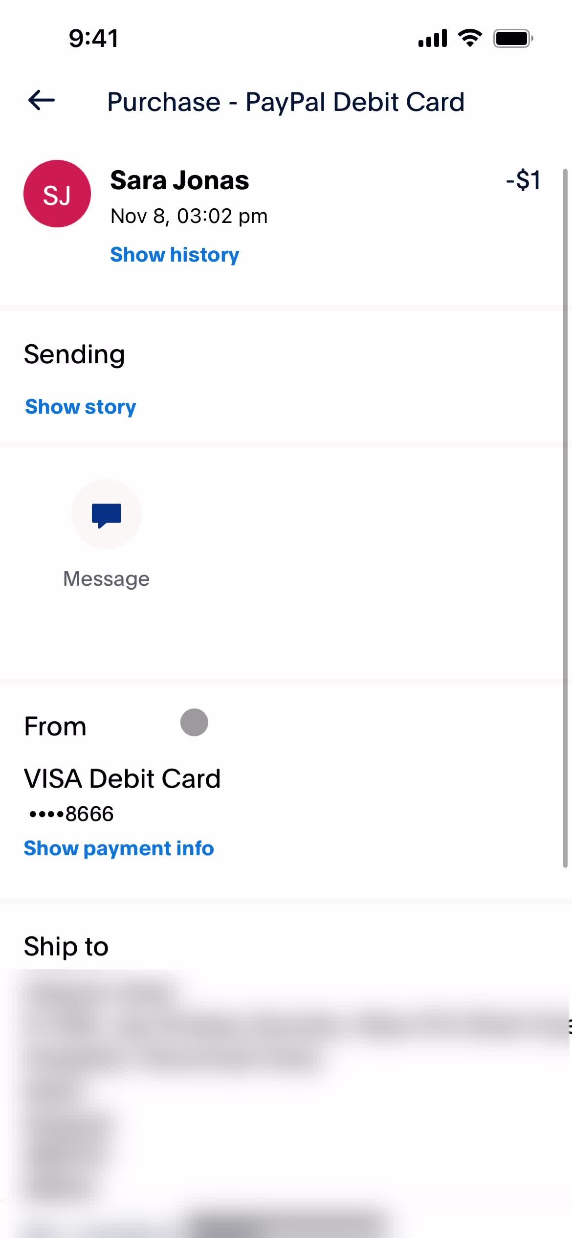 Sending currency on PayPal video thumbnail