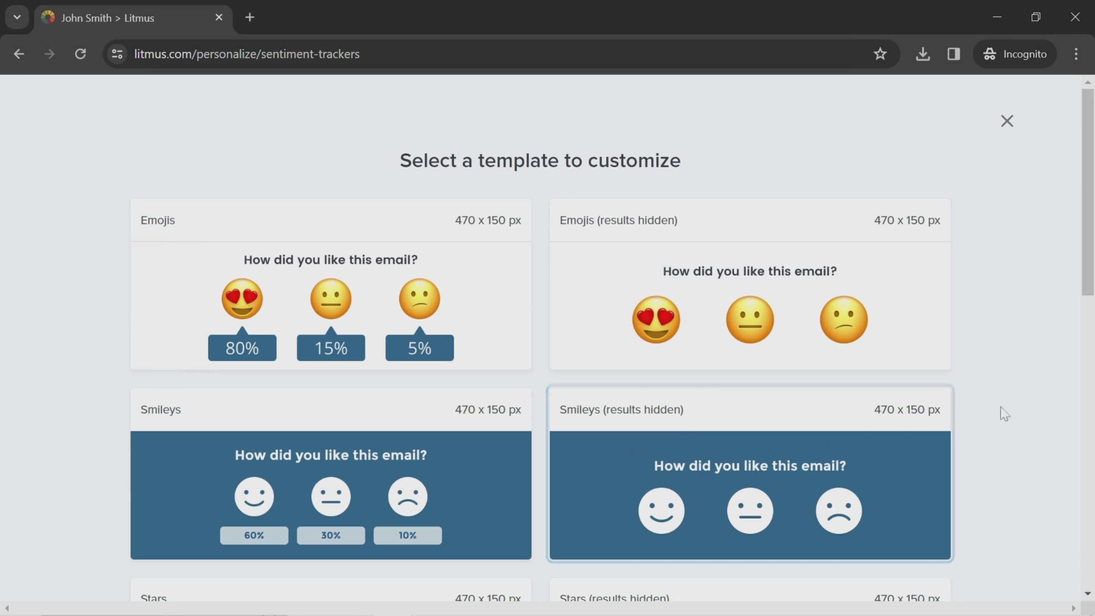 Creating a sentiment tracker screenshot