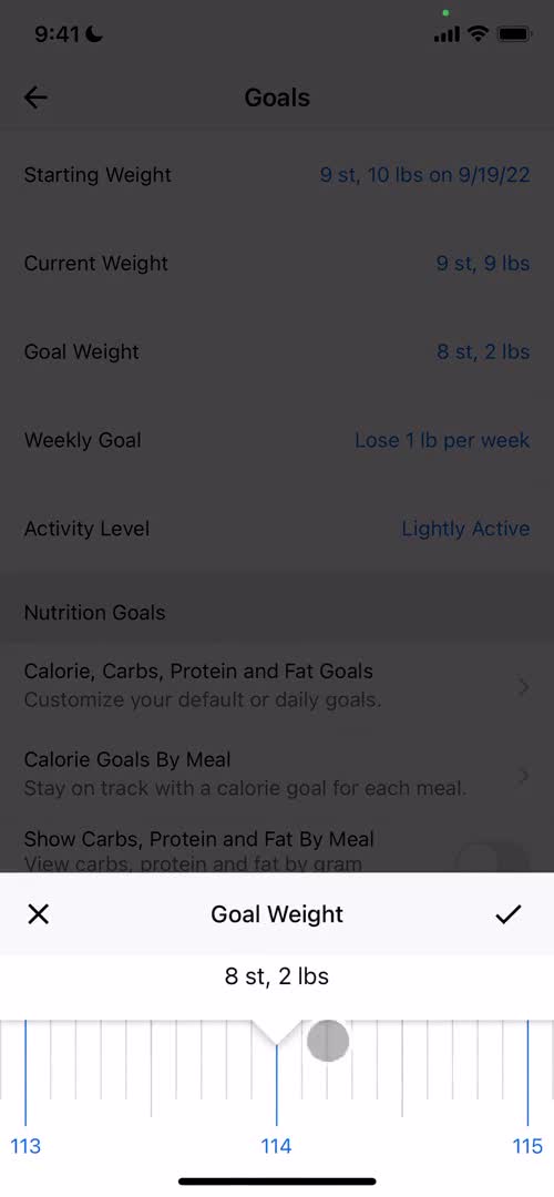 Setting goals on MyFitnessPal video thumbnail