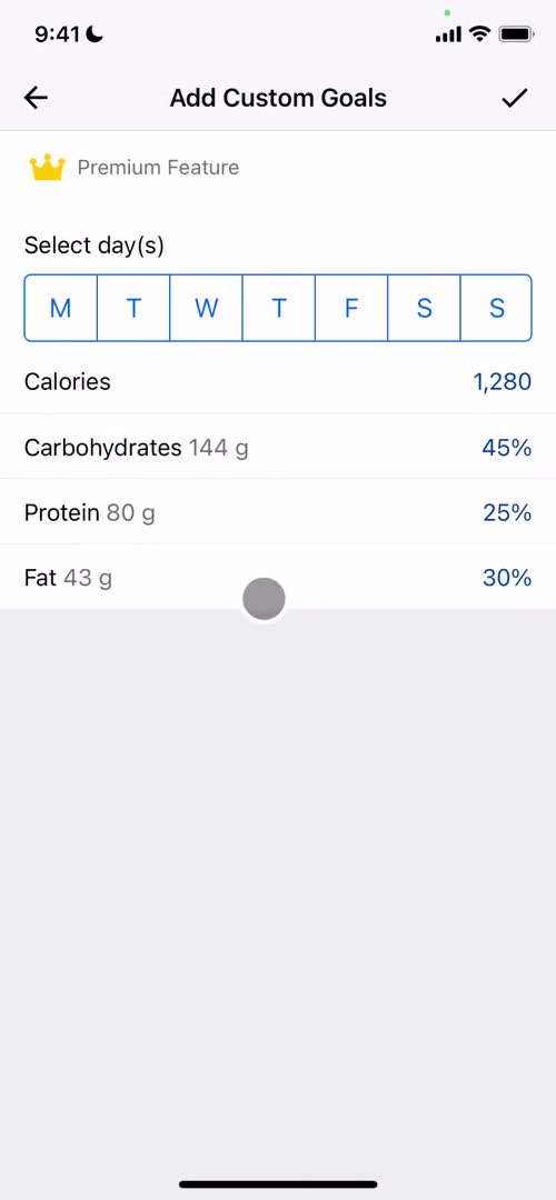 Setting goals on MyFitnessPal video thumbnail