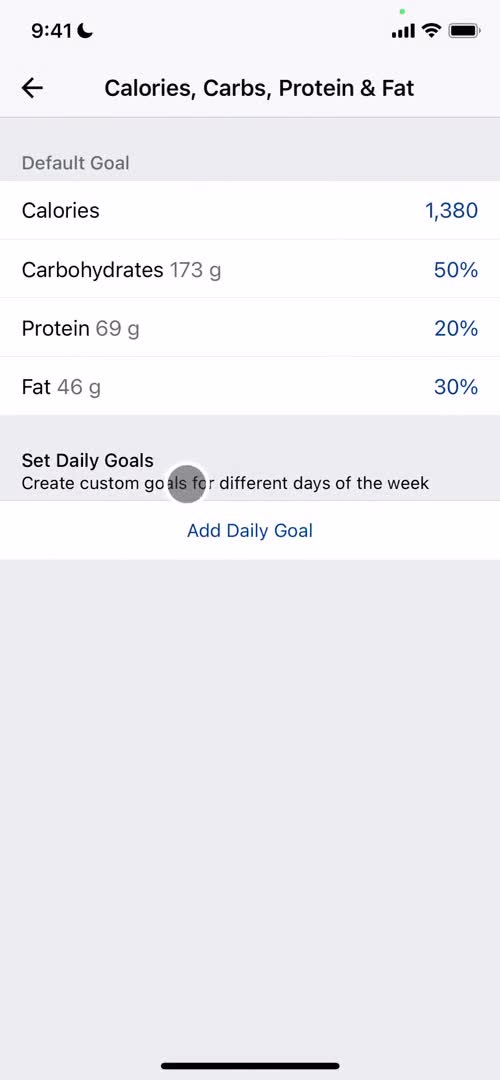 Setting goals on MyFitnessPal video thumbnail