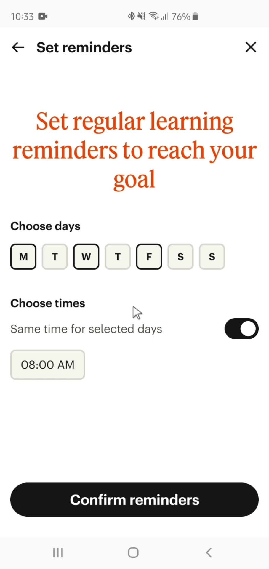 Setting a goal on Babbel video thumbnail