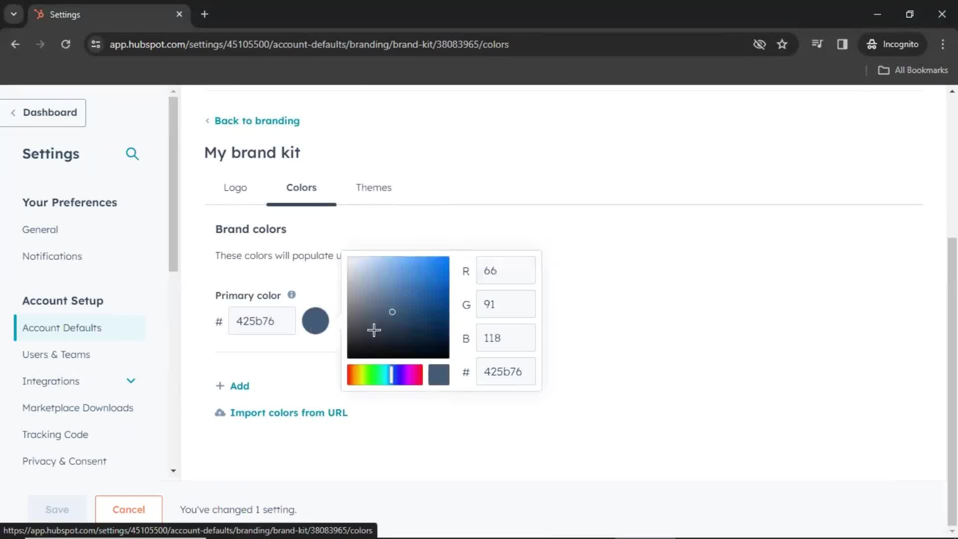 Settings on HubSpot CRM video thumbnail