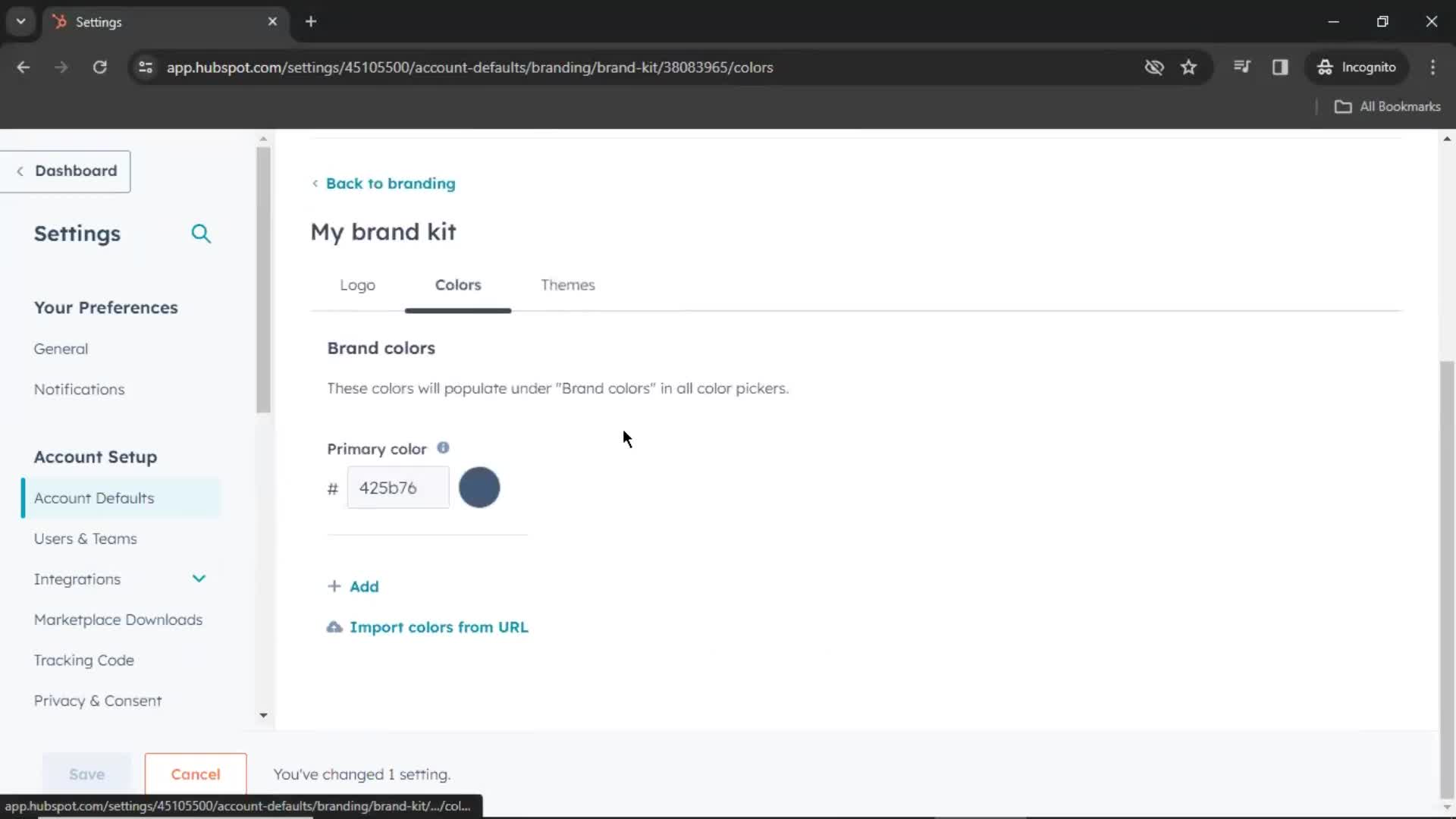 Settings on HubSpot CRM video thumbnail