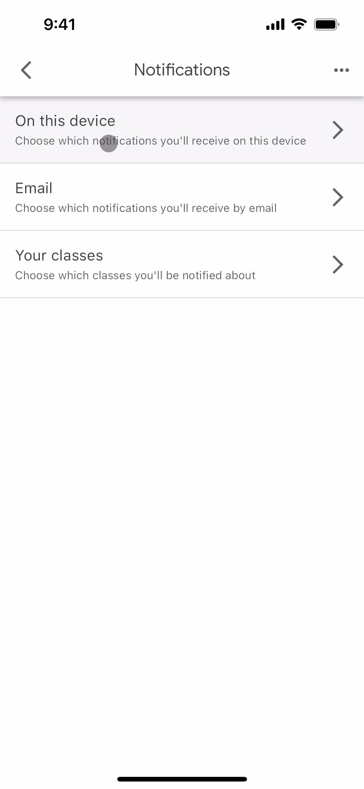 Settings on Google Classroom video thumbnail