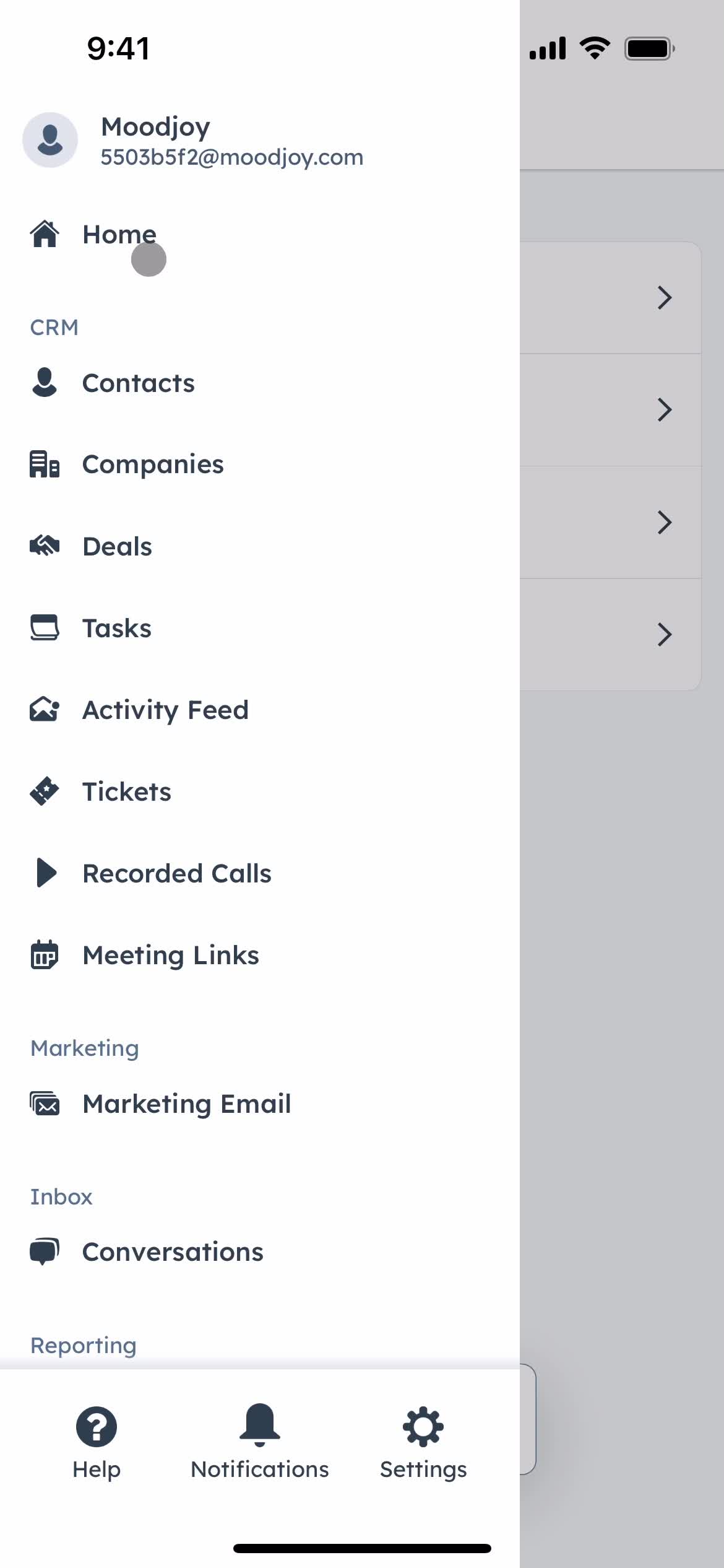 Settings on HubSpot CRM video thumbnail