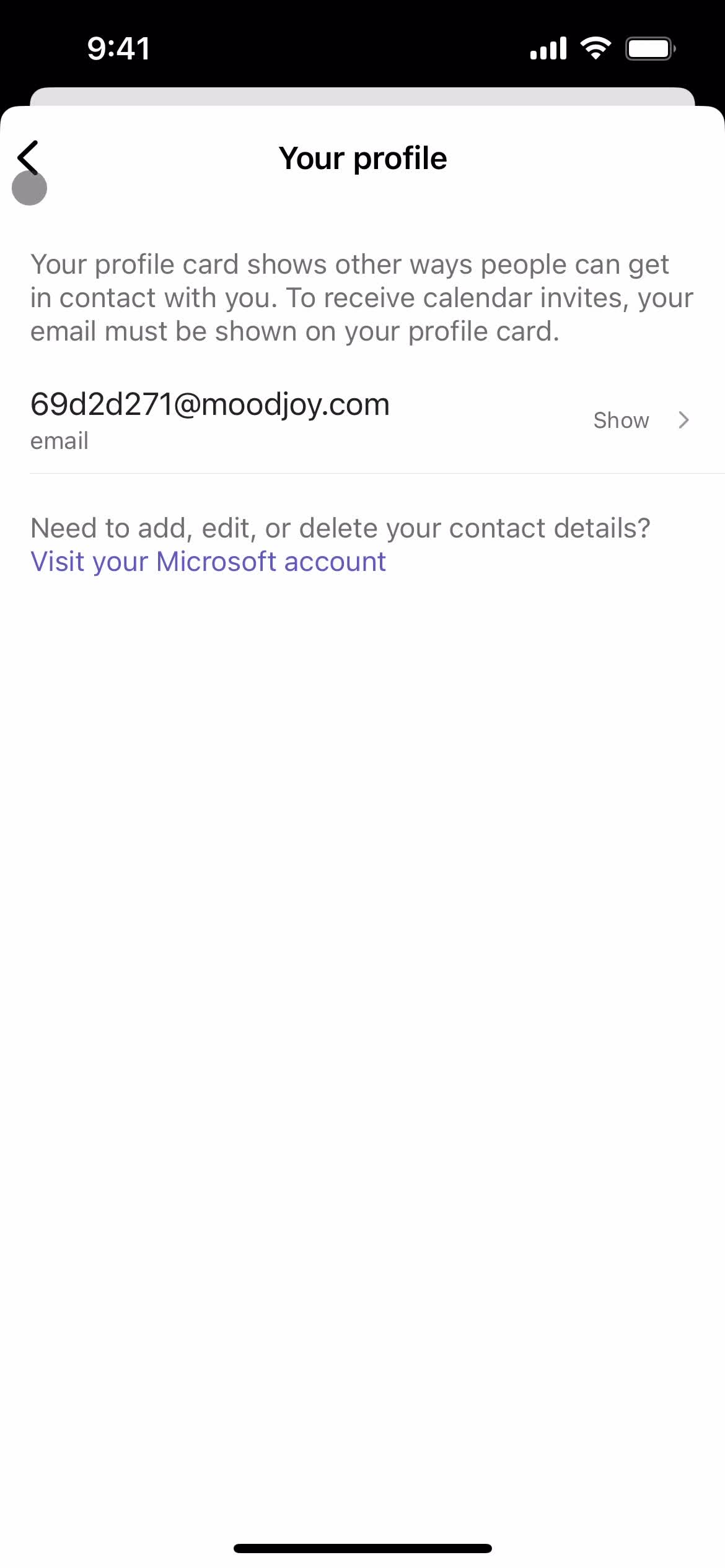 Settings on Microsoft Teams video thumbnail