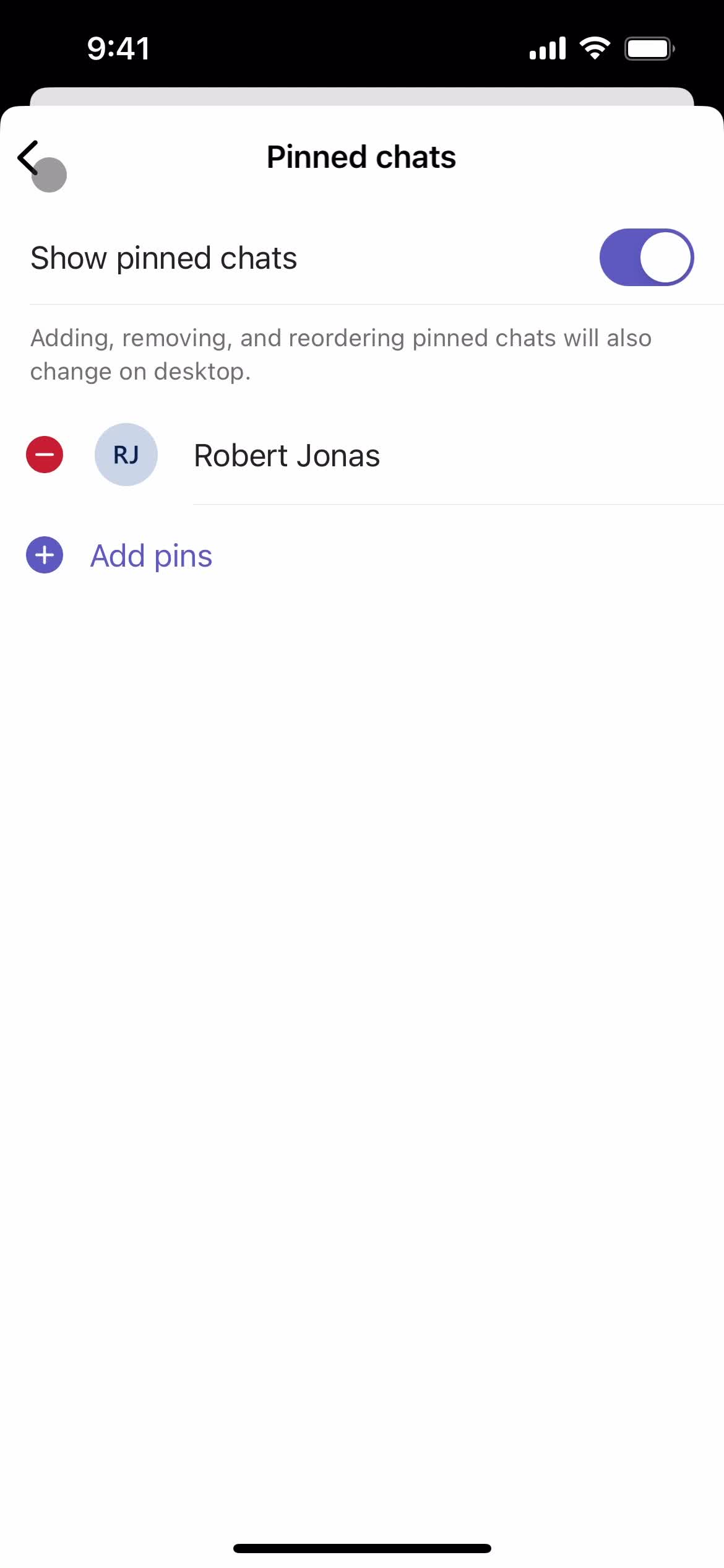 Settings on Microsoft Teams video thumbnail