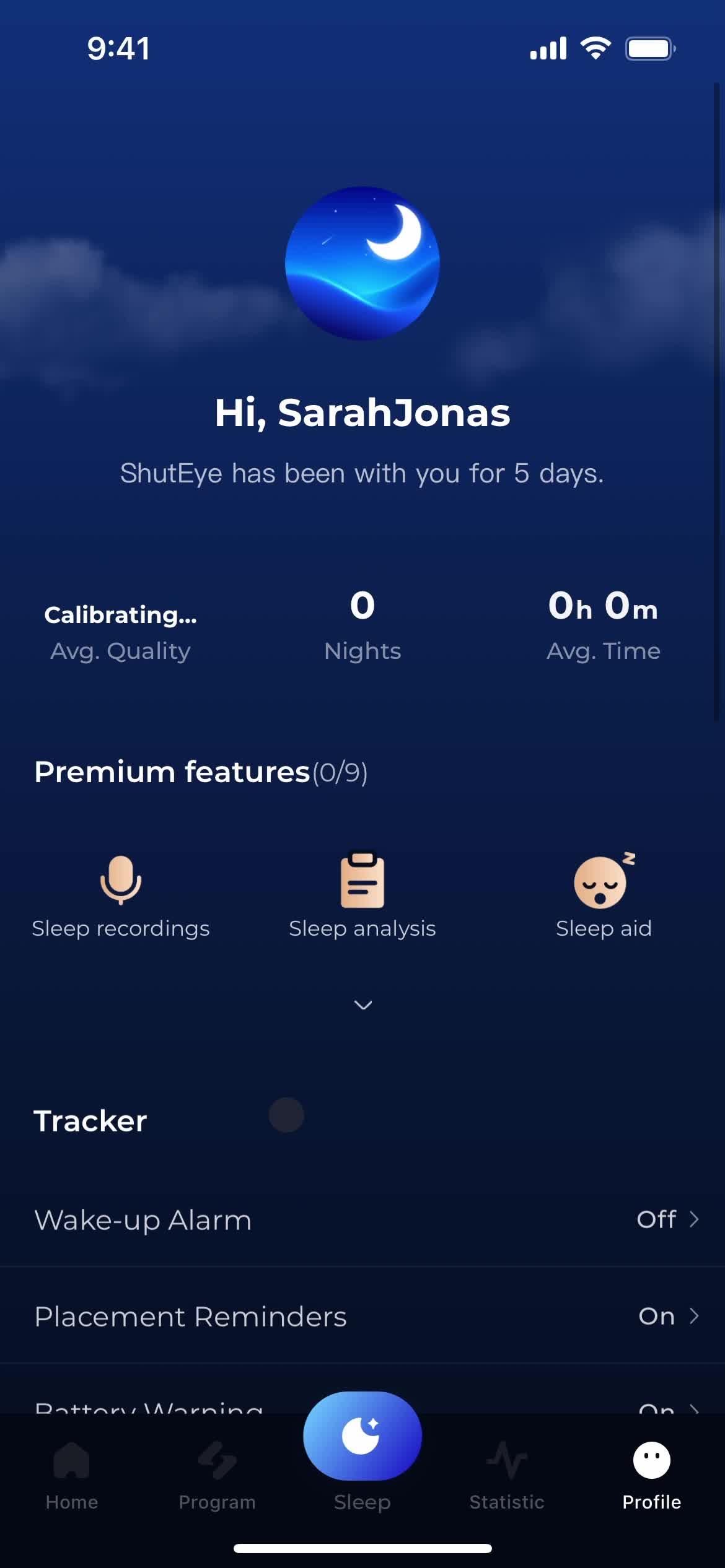 Settings on ShutEye video thumbnail