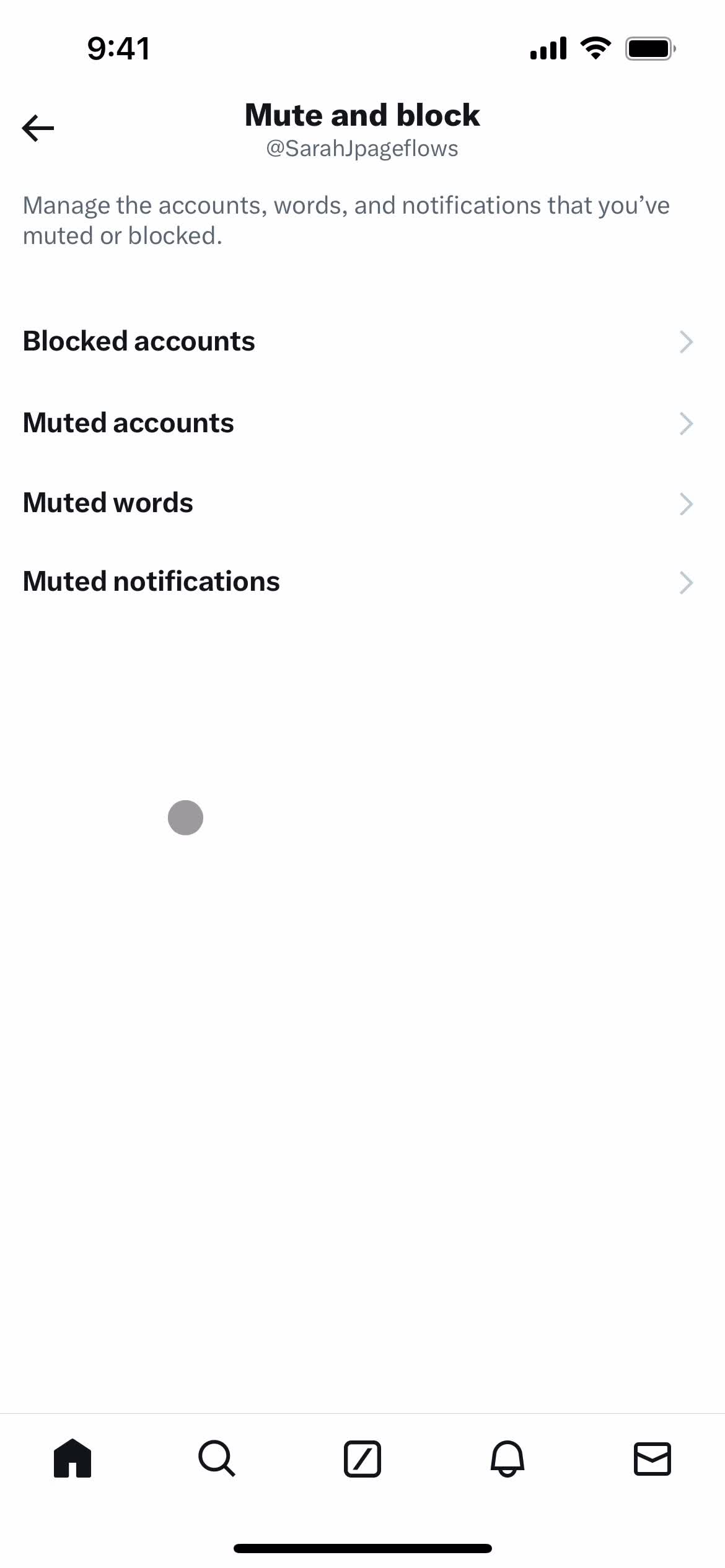 Settings screenshot