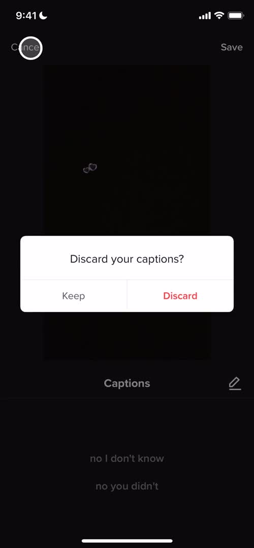 Sharing a video screenshot