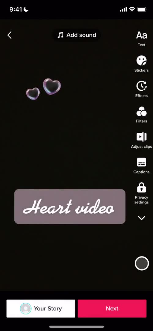 Sharing a video screenshot