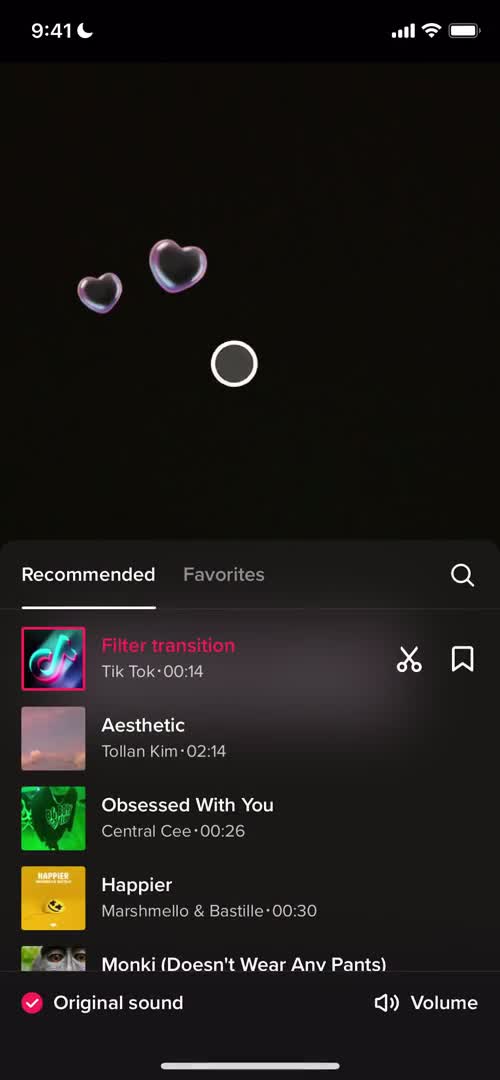 Sharing a video on TikTok video thumbnail