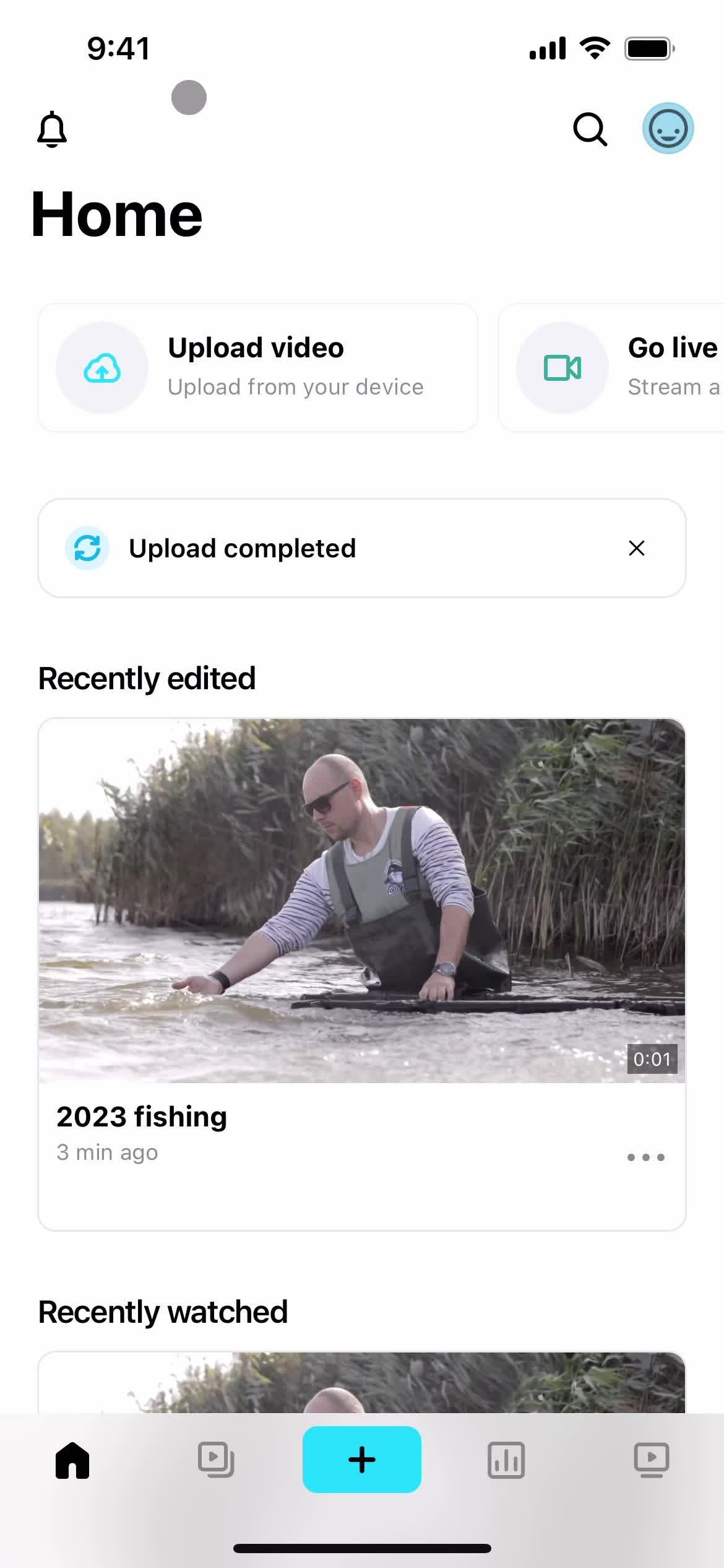 Sharing a video screenshot