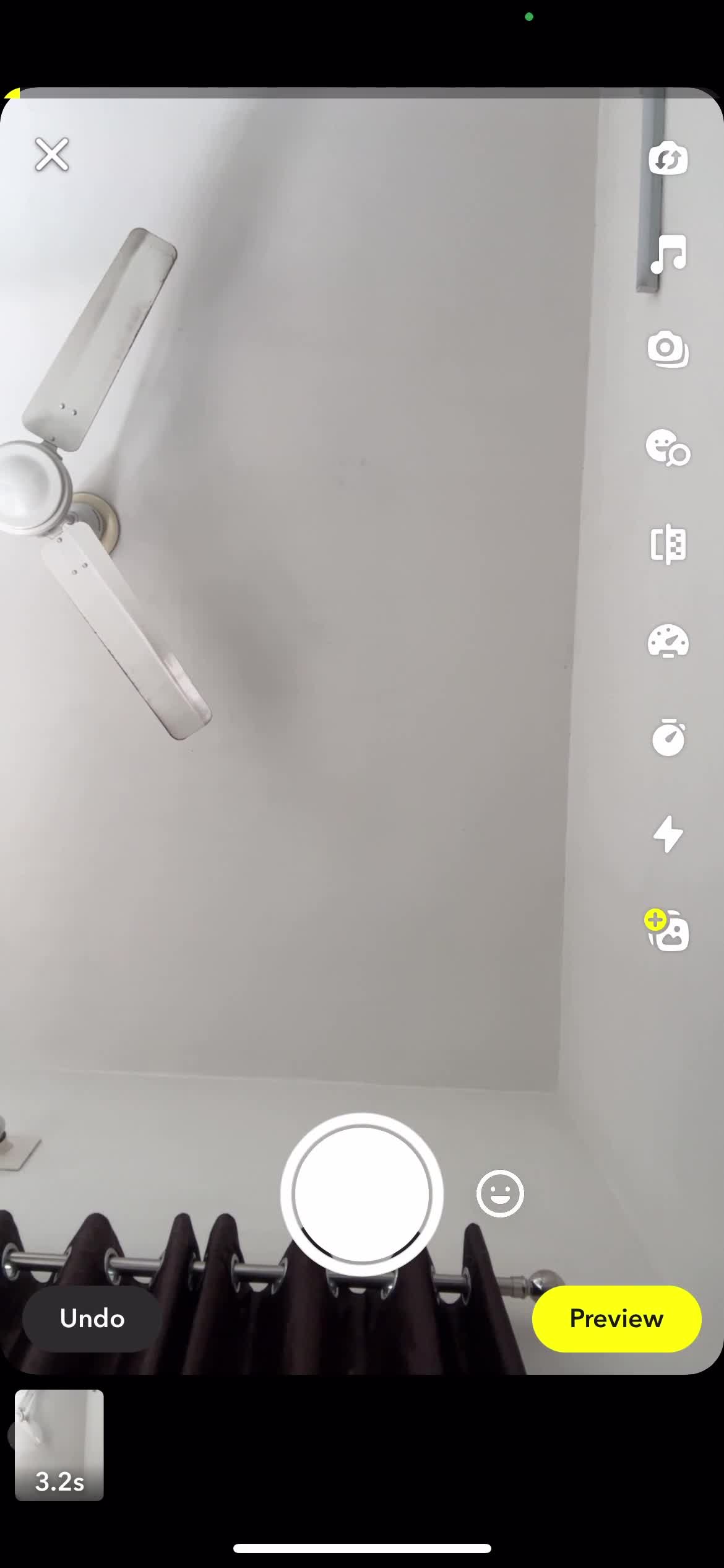 Sharing a video on Snapchat video thumbnail