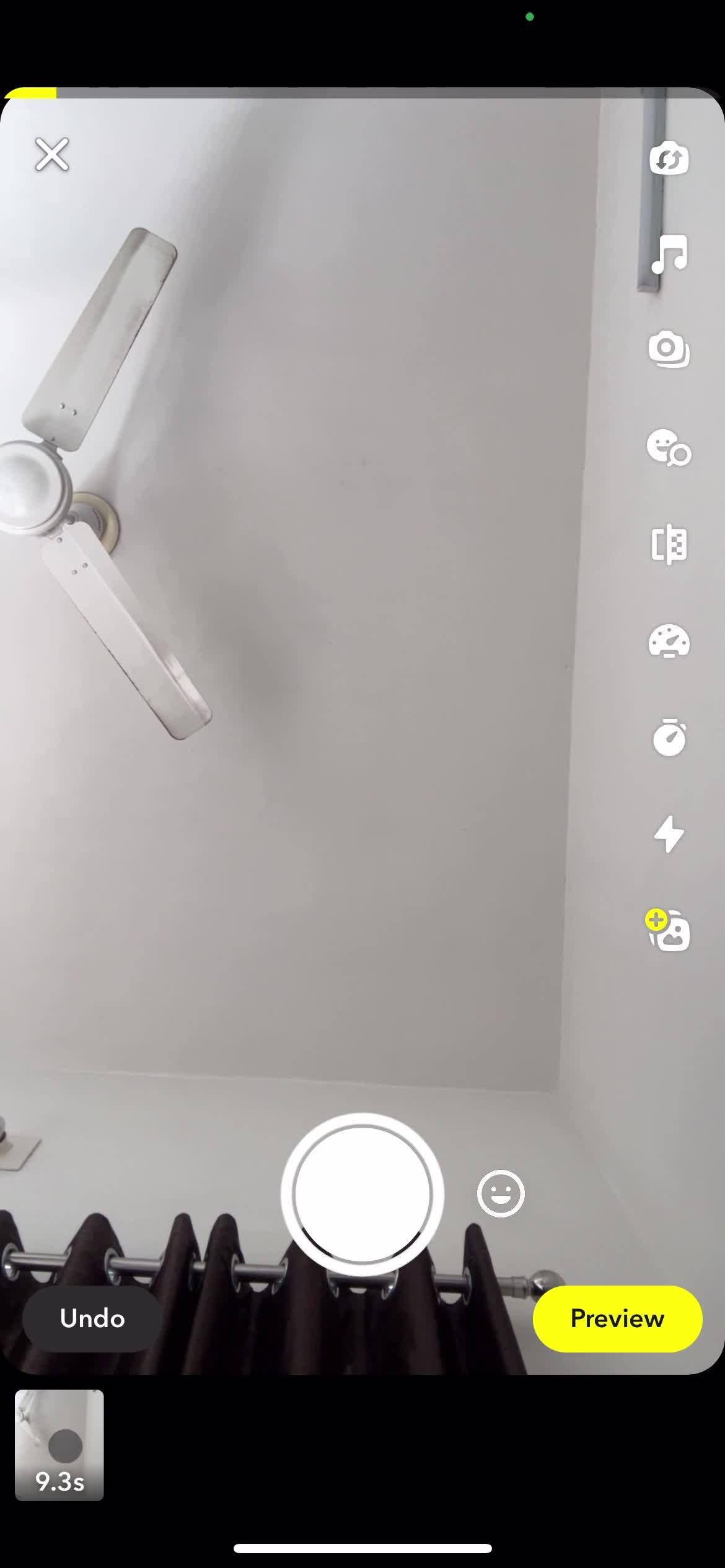 Sharing a video on Snapchat video thumbnail