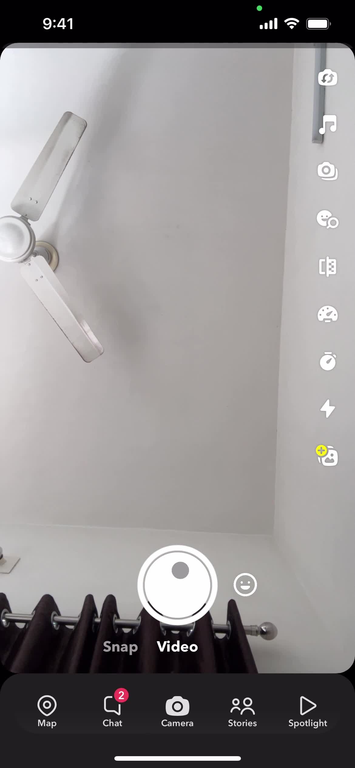 Sharing a video on Snapchat video thumbnail