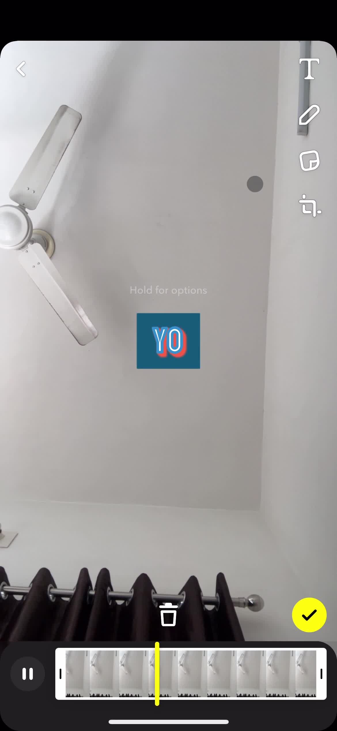 Sharing a video screenshot