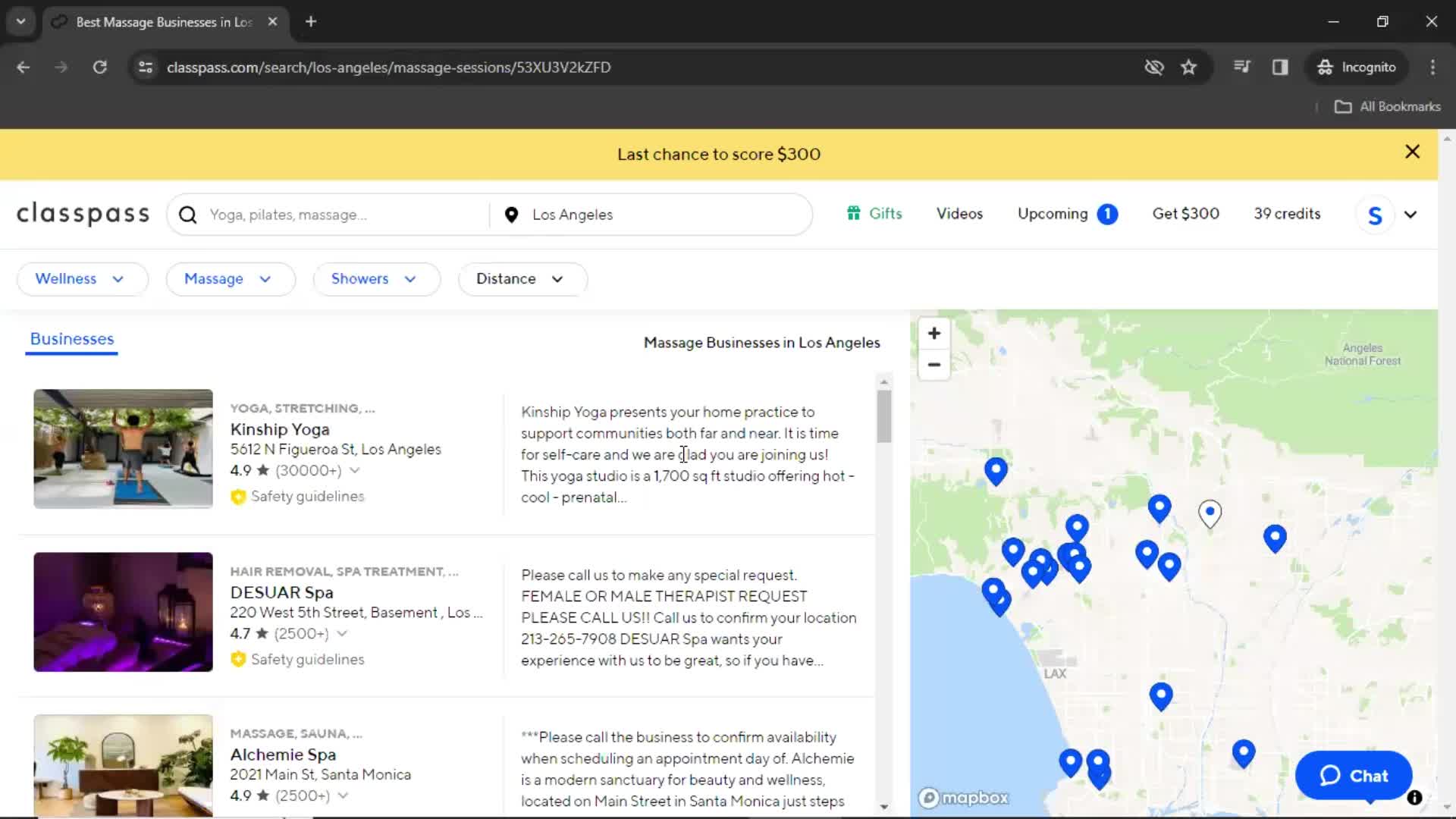 Filtering and sorting screenshot