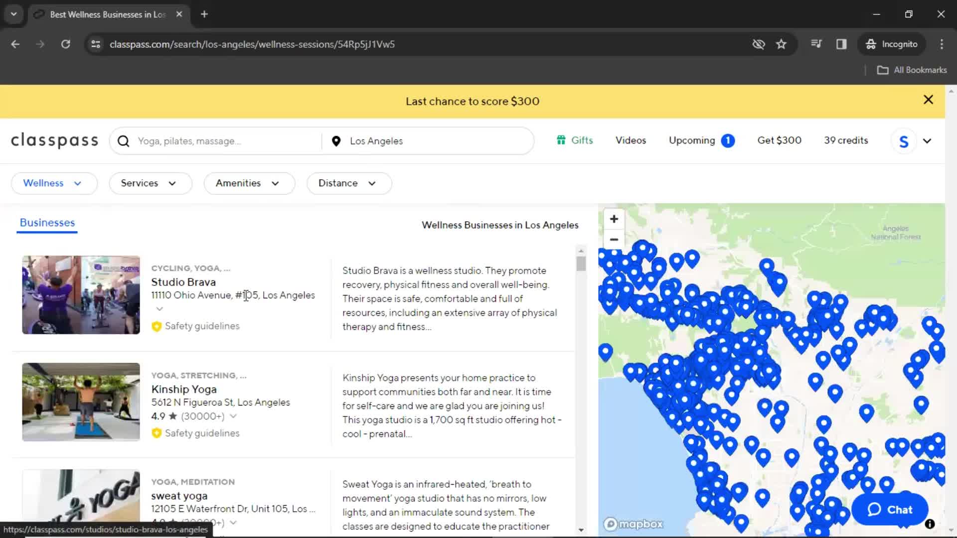 Filtering and sorting screenshot