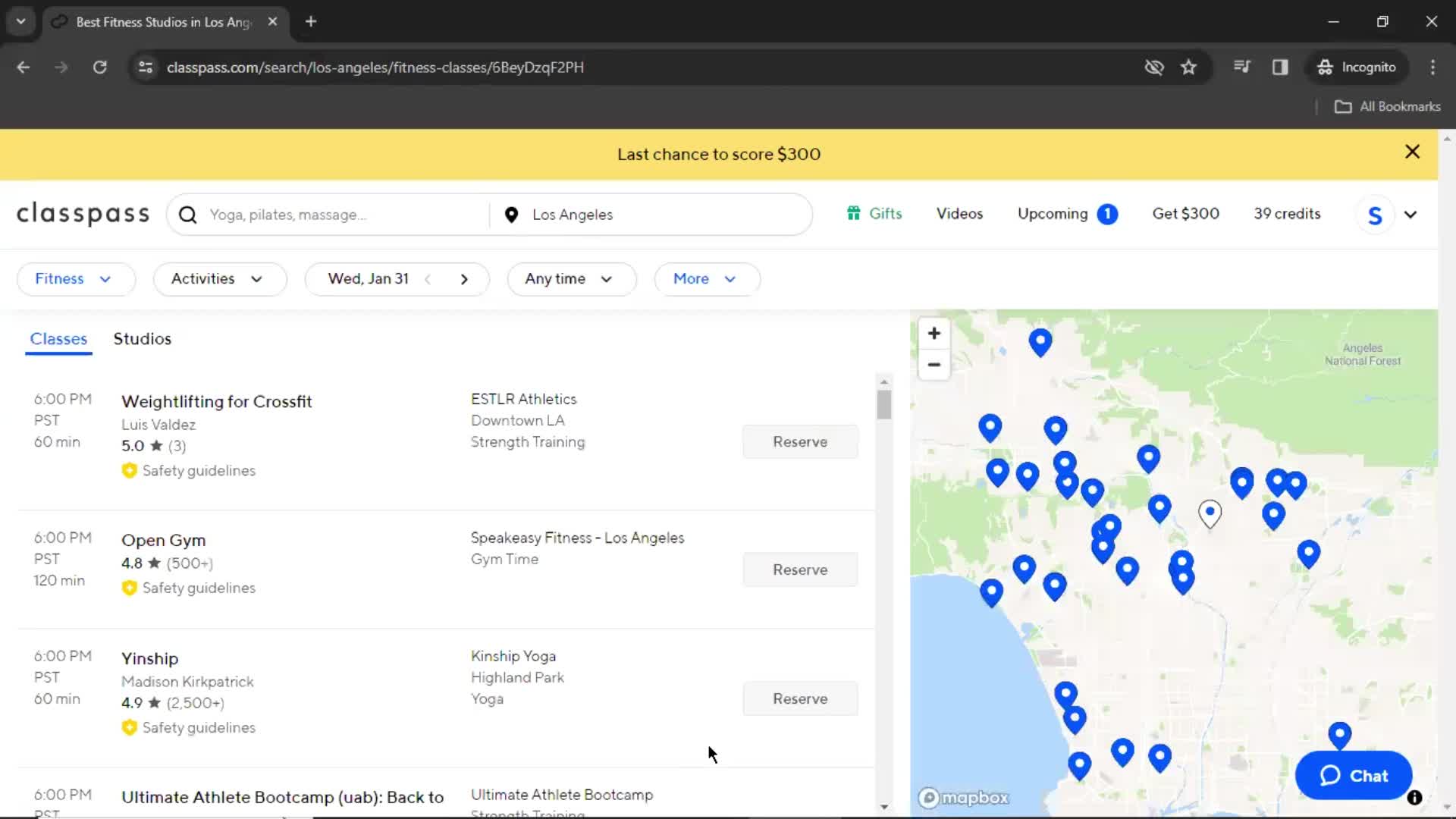 Filtering and sorting screenshot