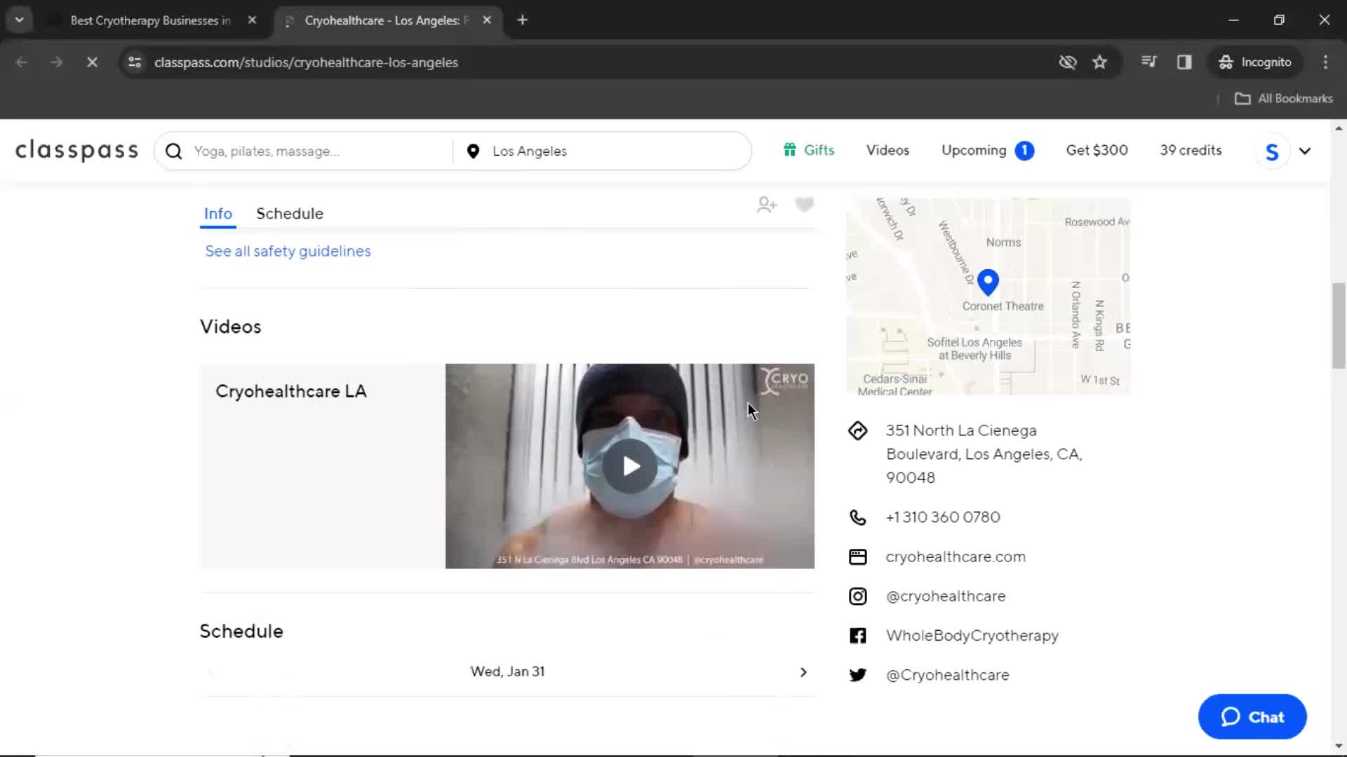 Filtering and sorting screenshot