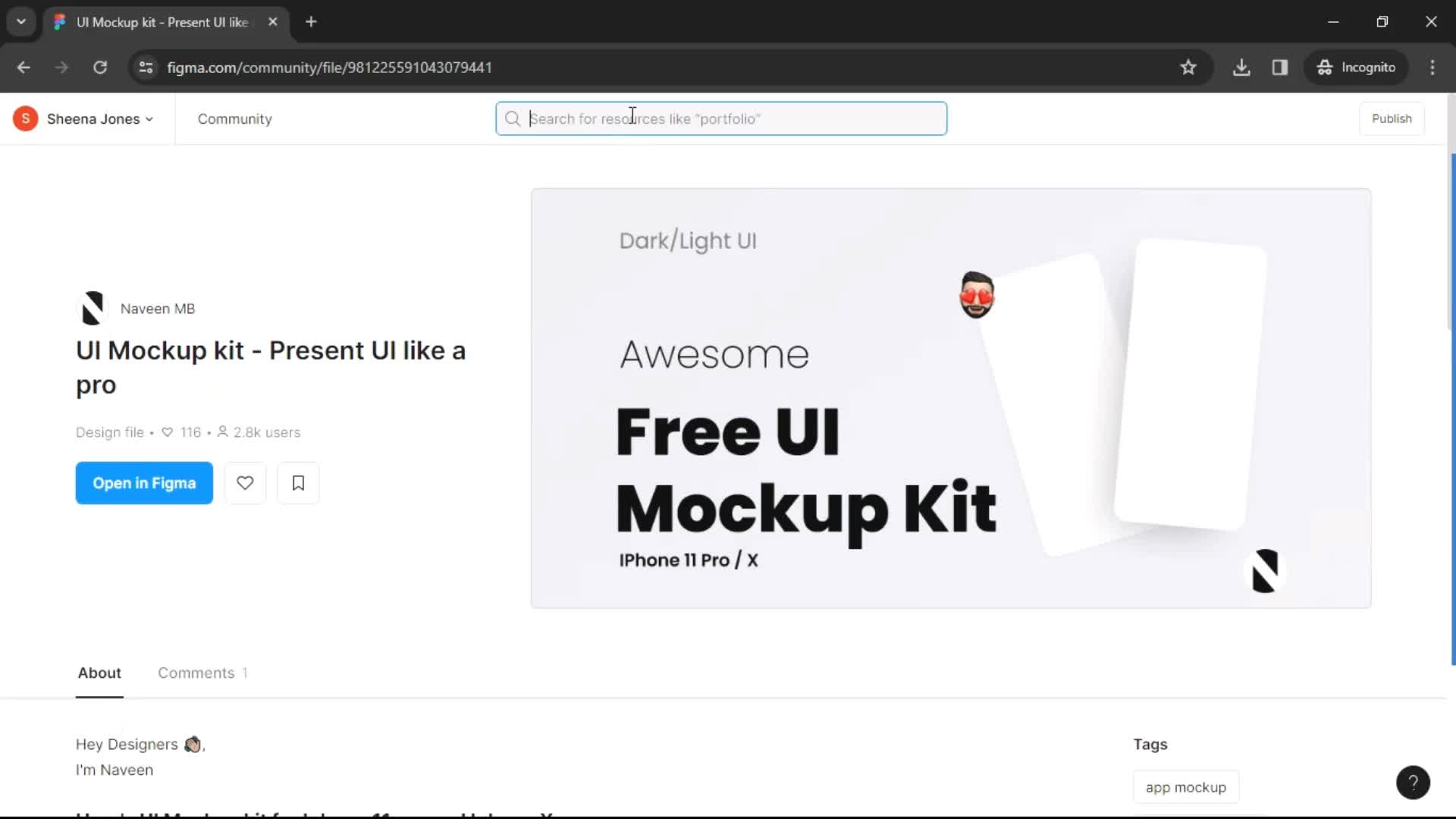 Filtering and sorting screenshot