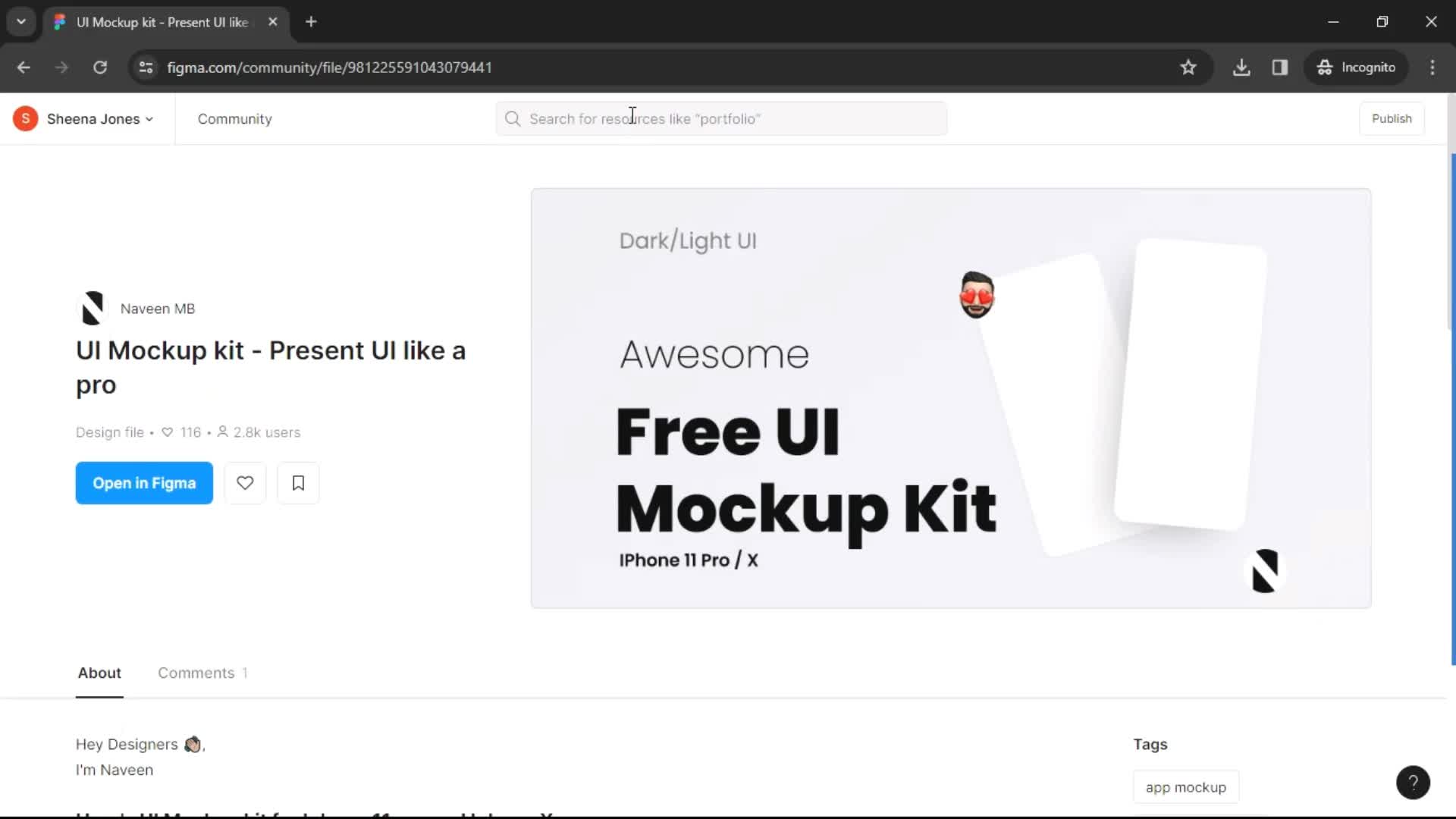 Filtering and sorting screenshot