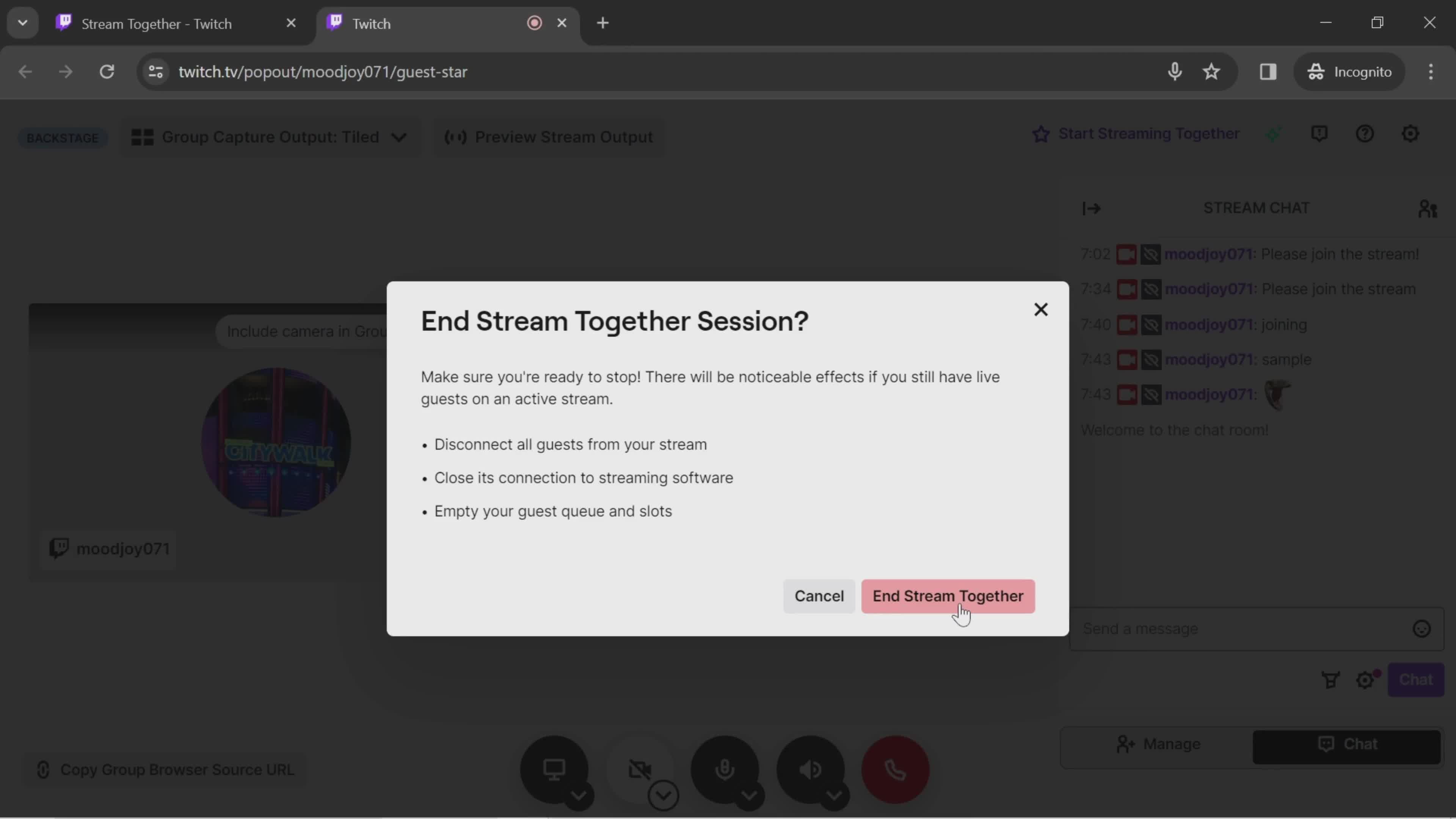 Streaming together on Twitch video thumbnail