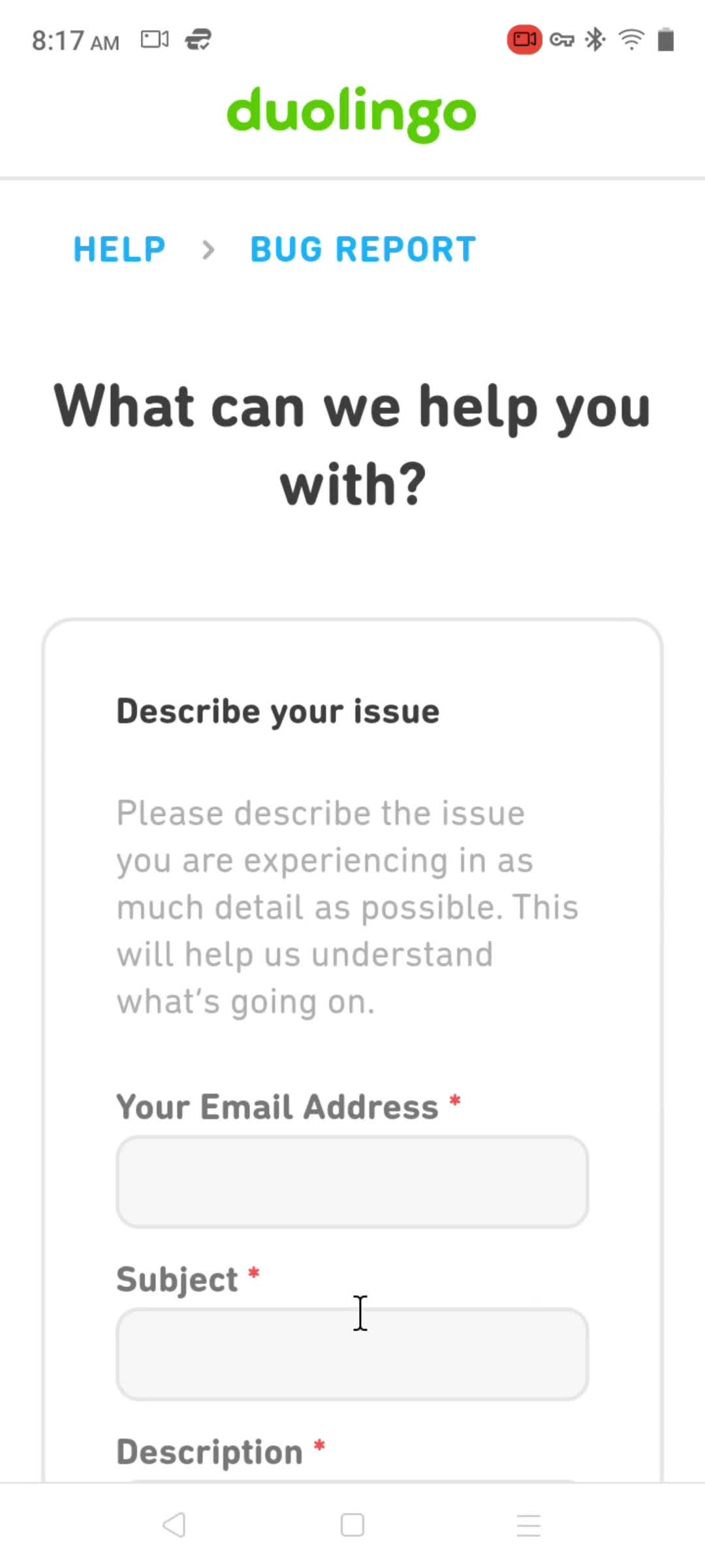 Submitting a bug report on Duolingo video thumbnail