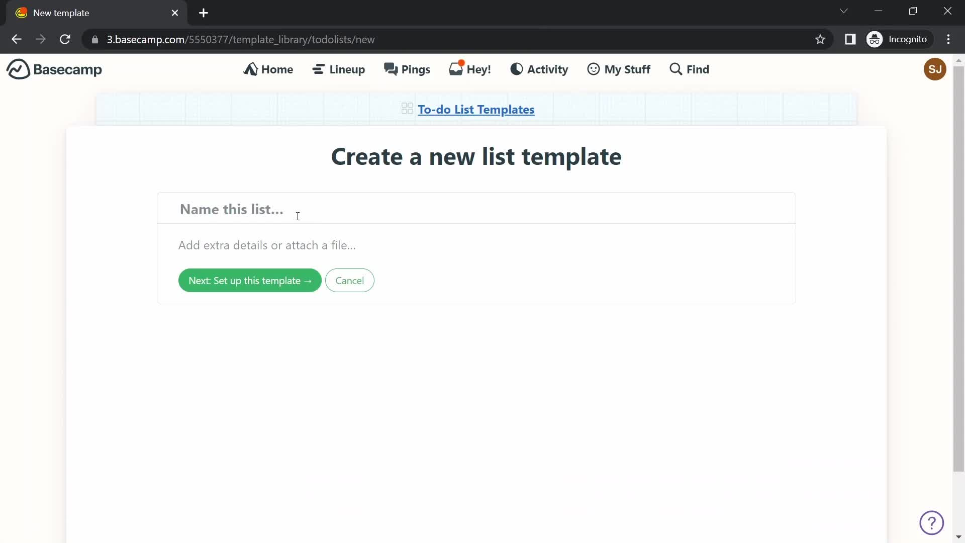 Tasks screenshot