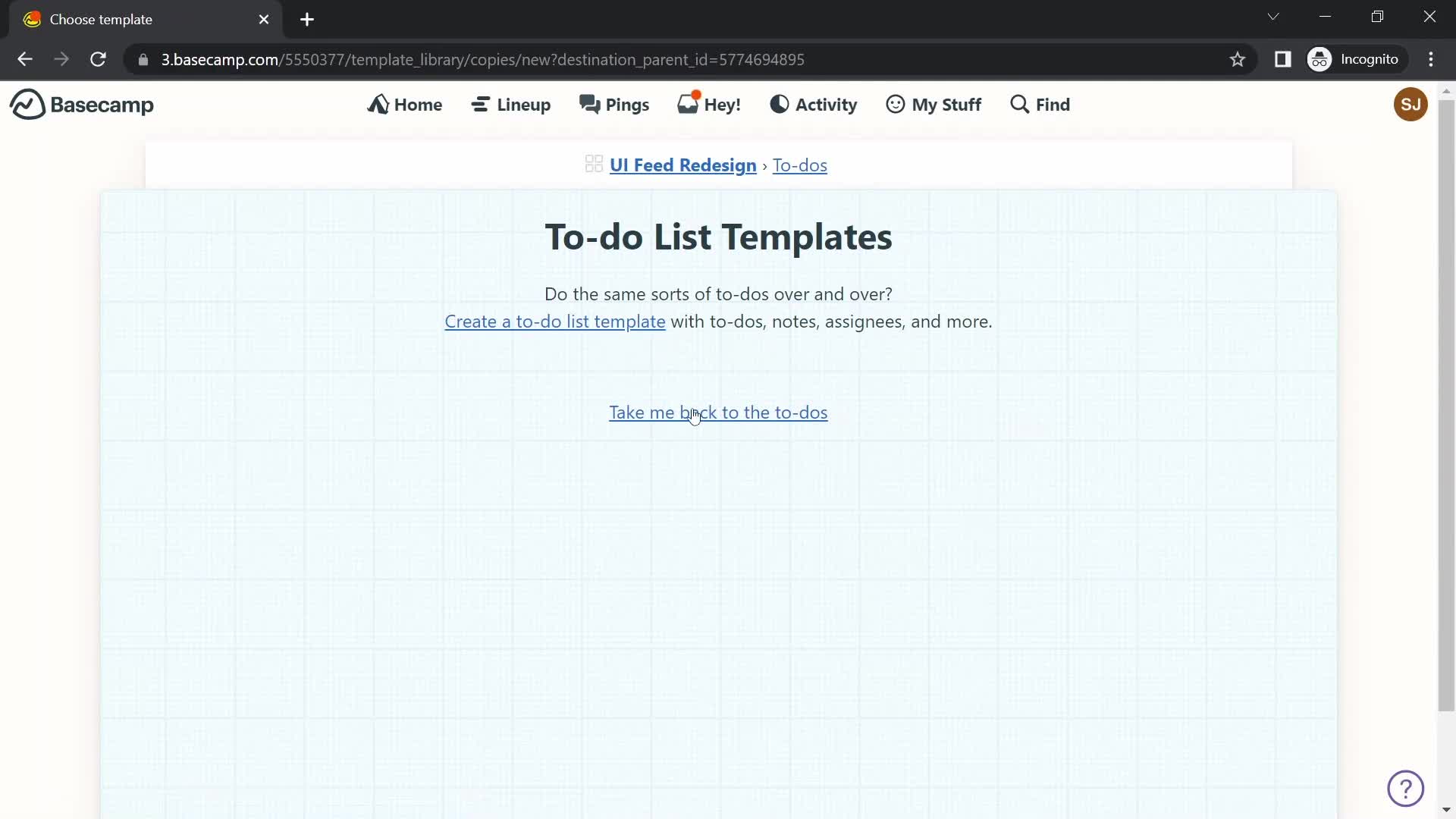 Tasks screenshot