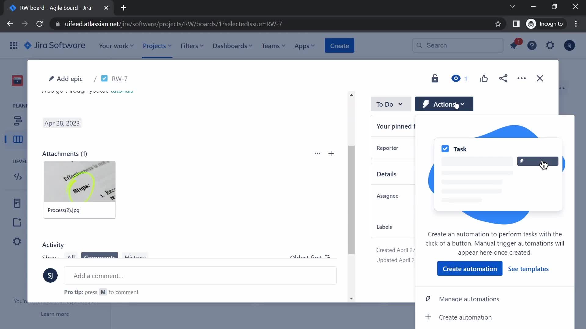 Tasks on Jira video thumbnail