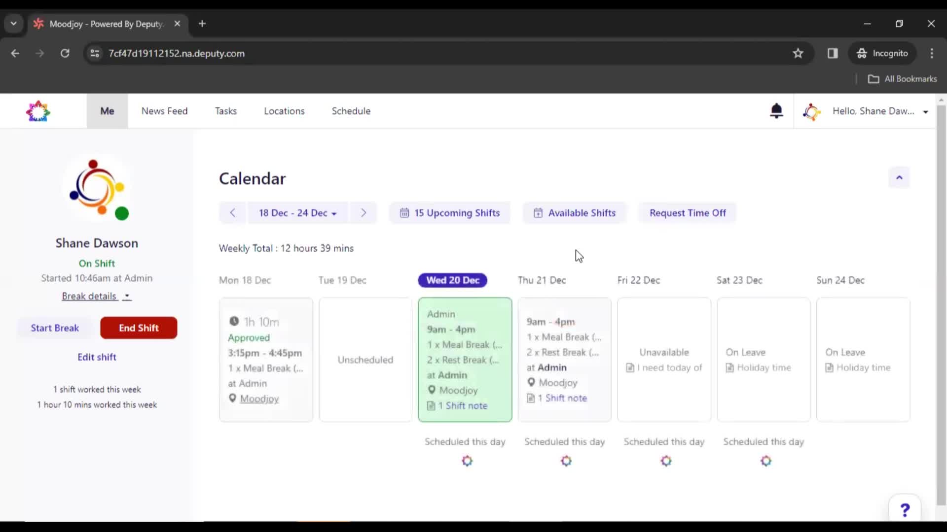 Time tracking on Deputy video thumbnail