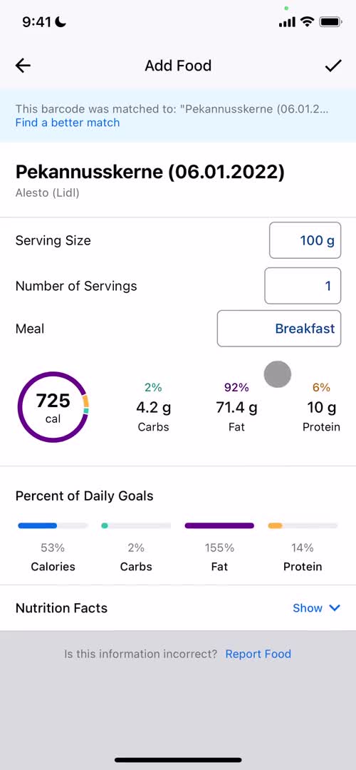 Tracking activity on MyFitnessPal video thumbnail