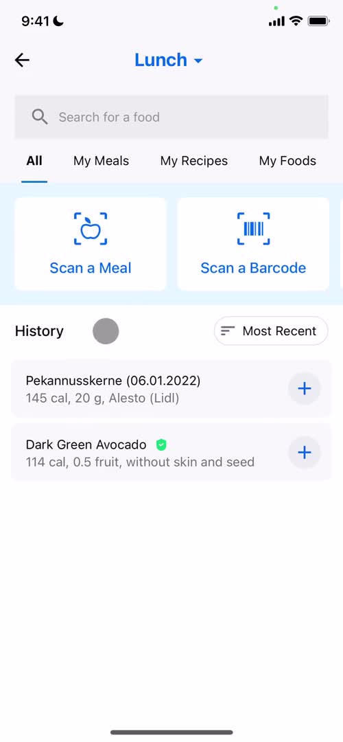 Tracking activity on MyFitnessPal video thumbnail