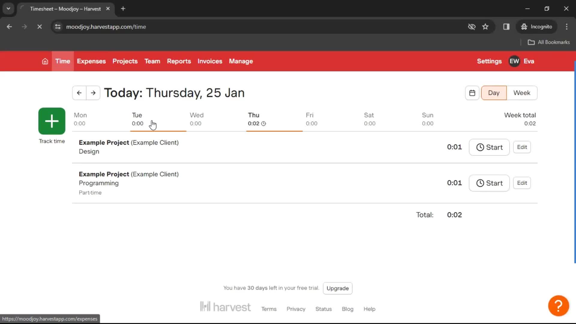 Tracking expenses on Harvest video thumbnail