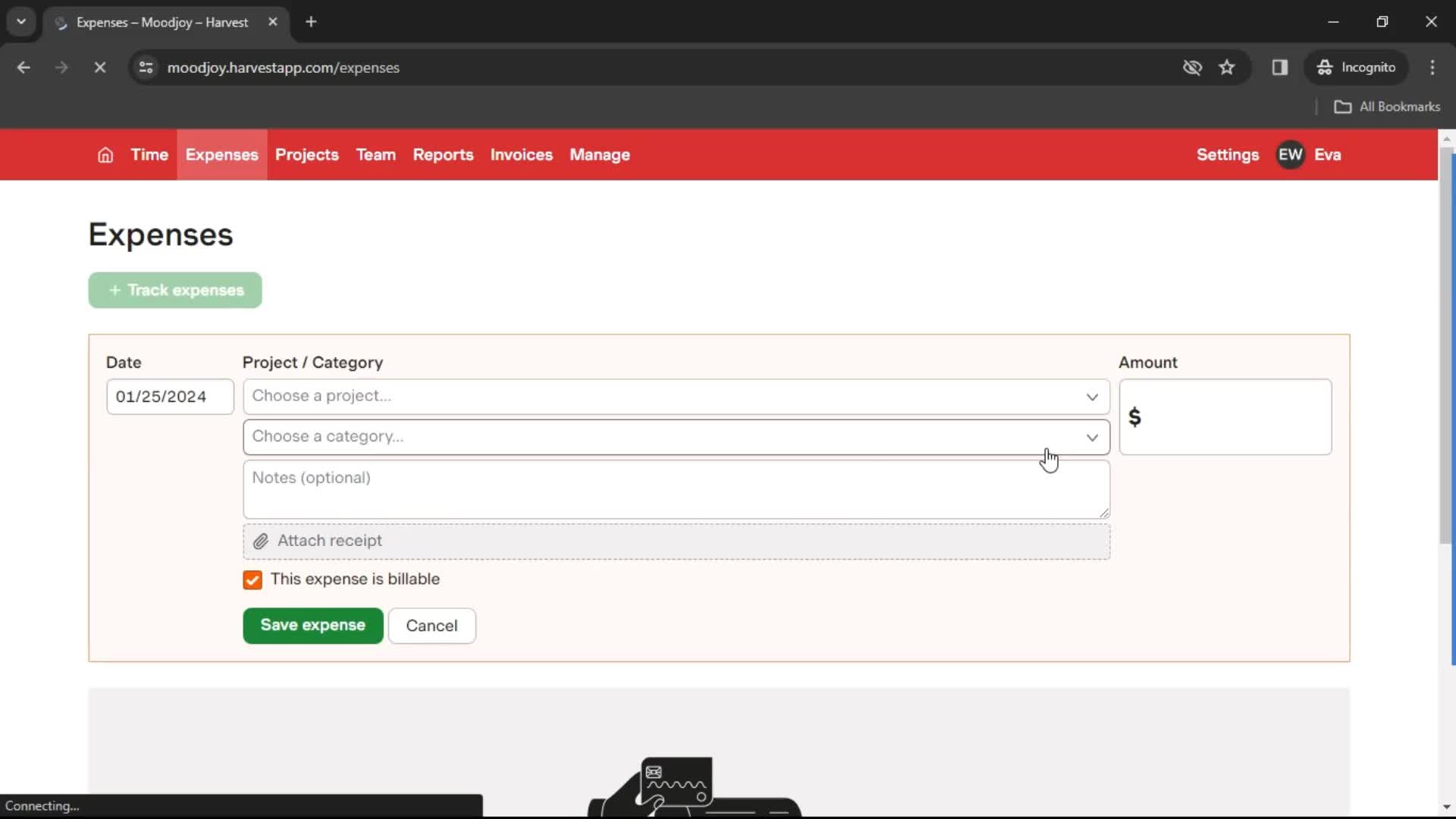 Tracking expenses on Harvest video thumbnail