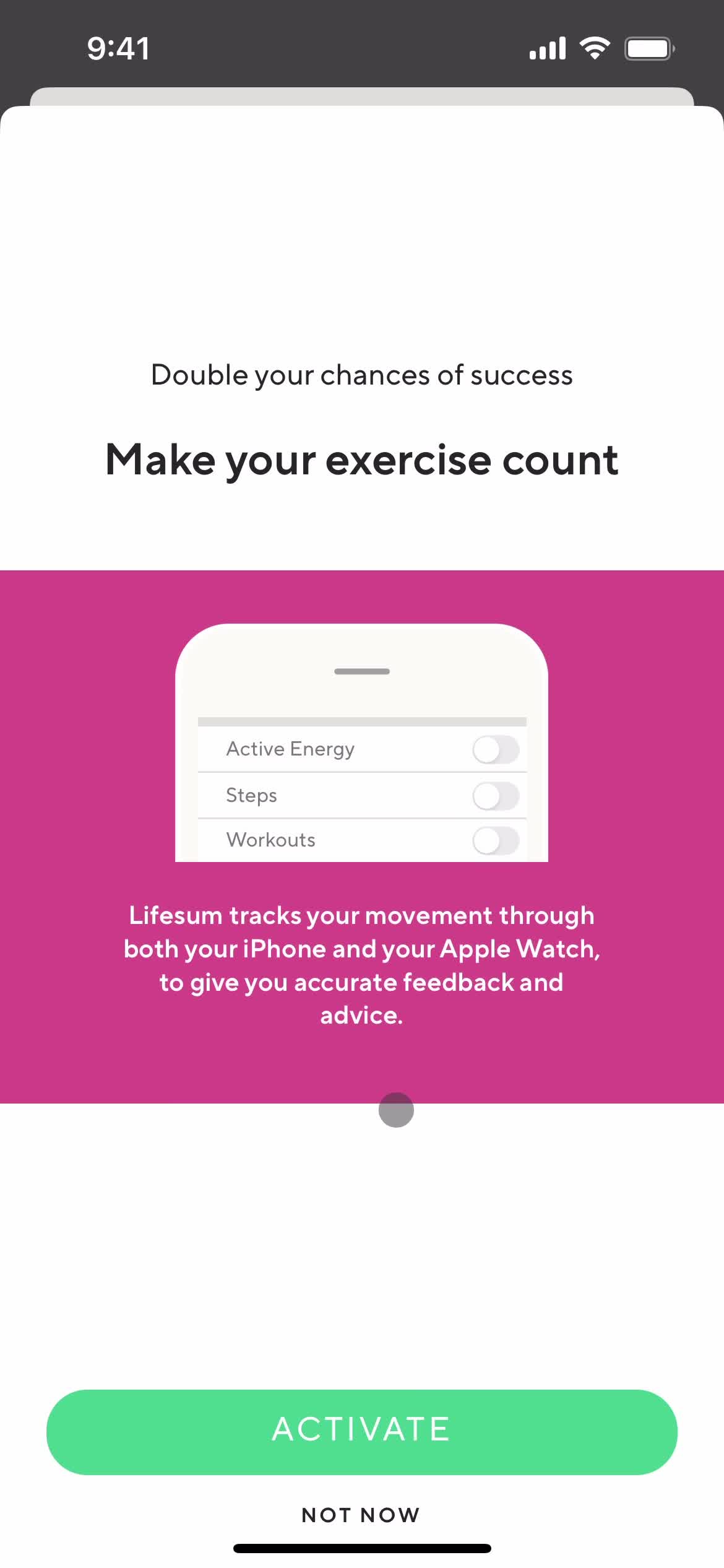 Tracking activity on Lifesum video thumbnail