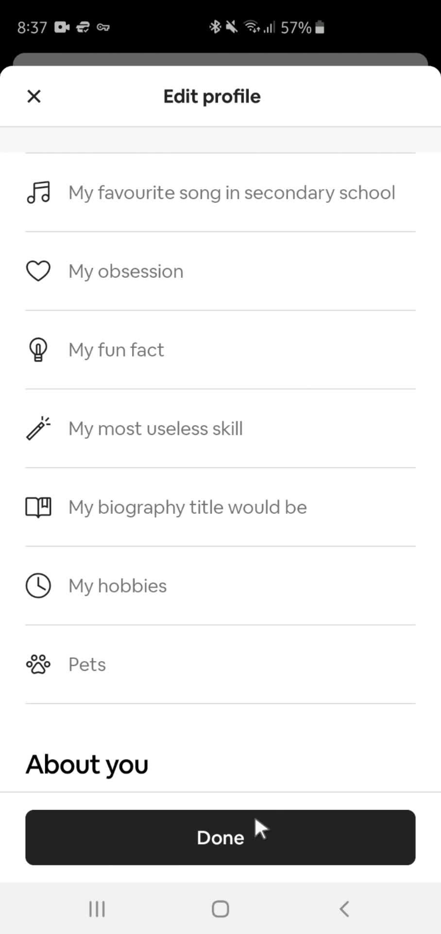 Updating profile settings on Airbnb video thumbnail