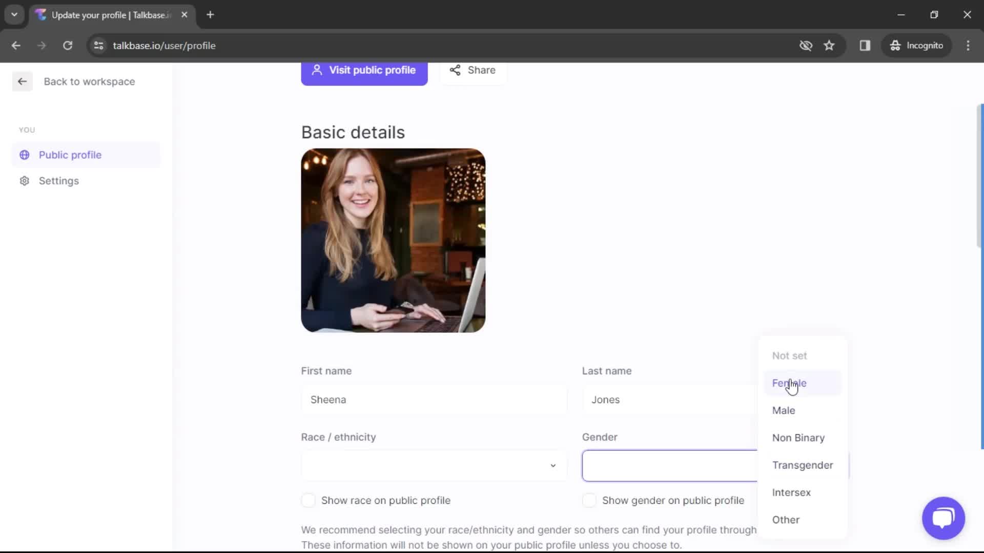 Updating your profile on Talkbase video thumbnail