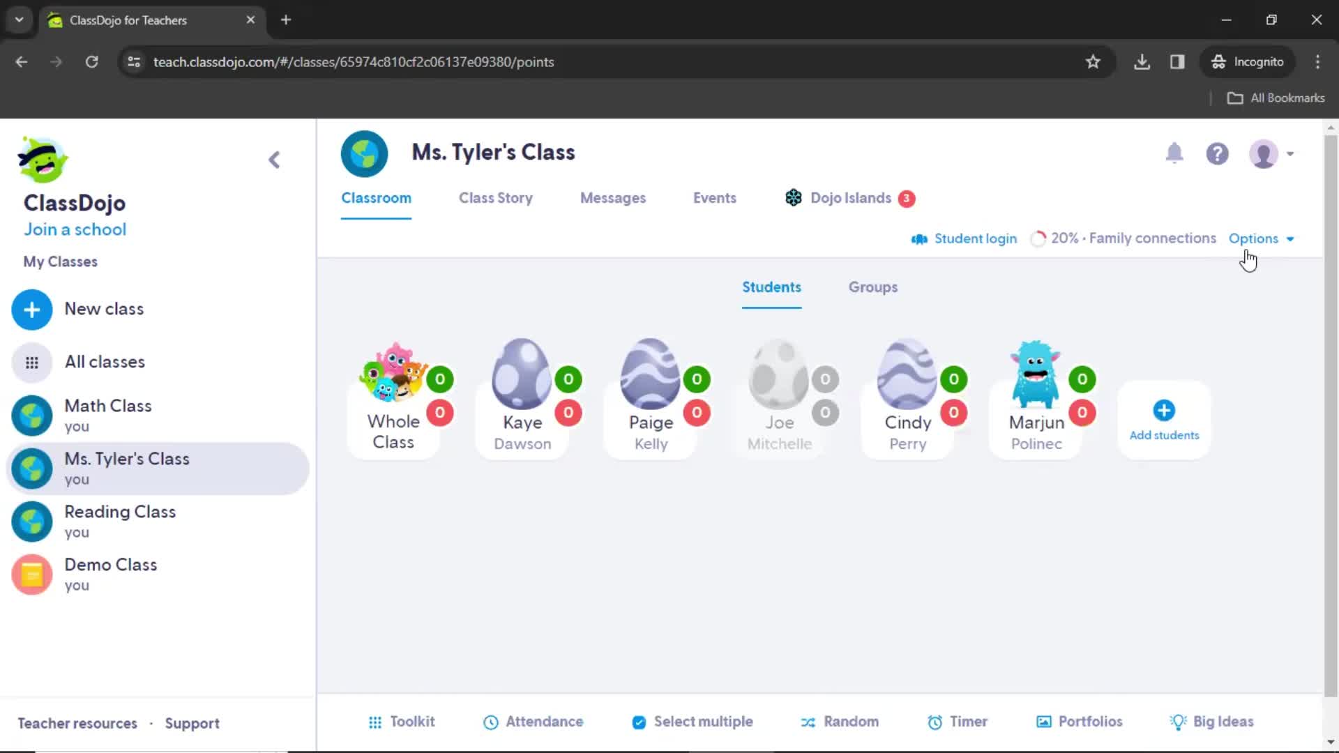 Taking attendance on ClassDojo video thumbnail