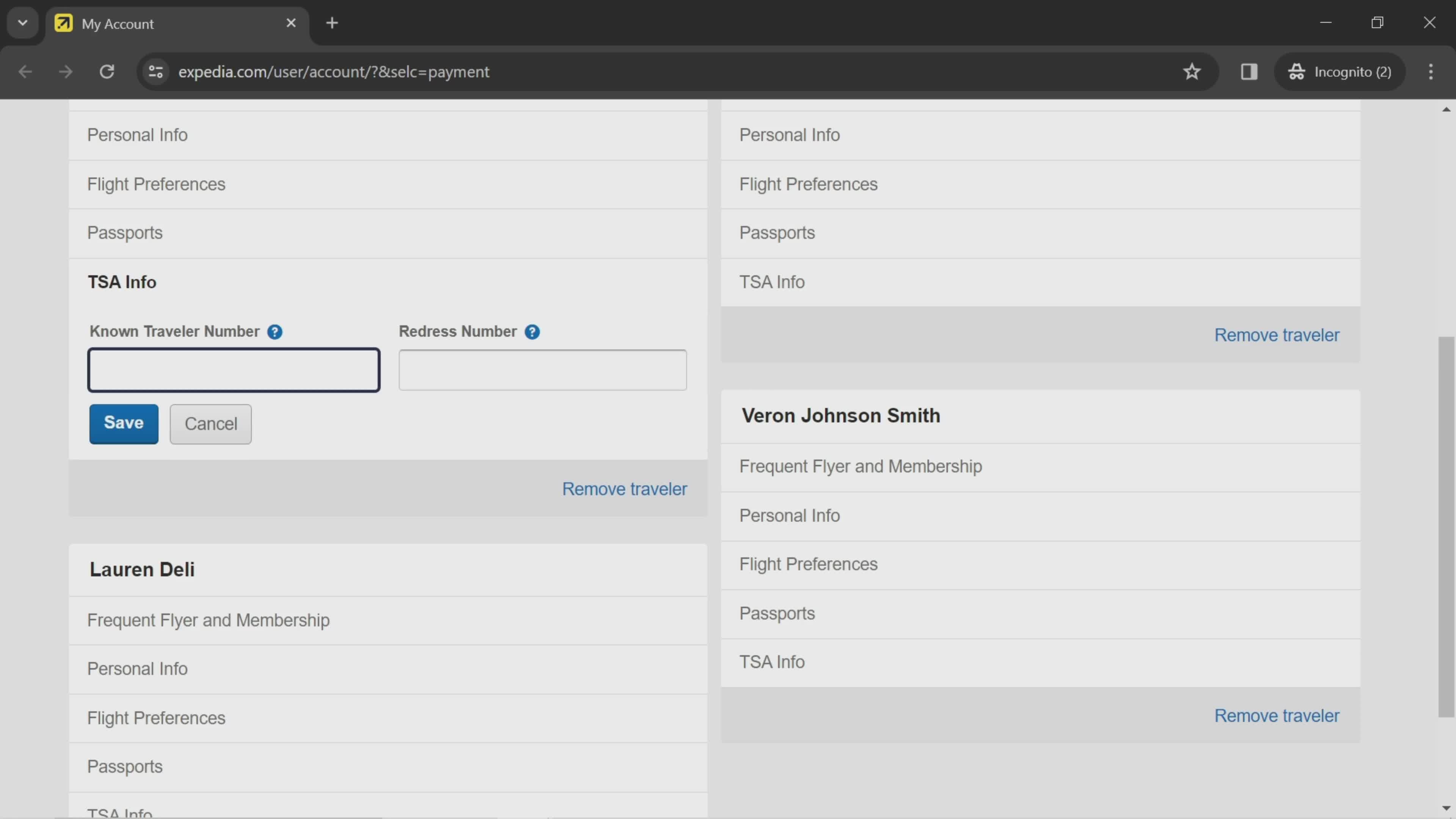 Updating travelers information on Expedia video thumbnail