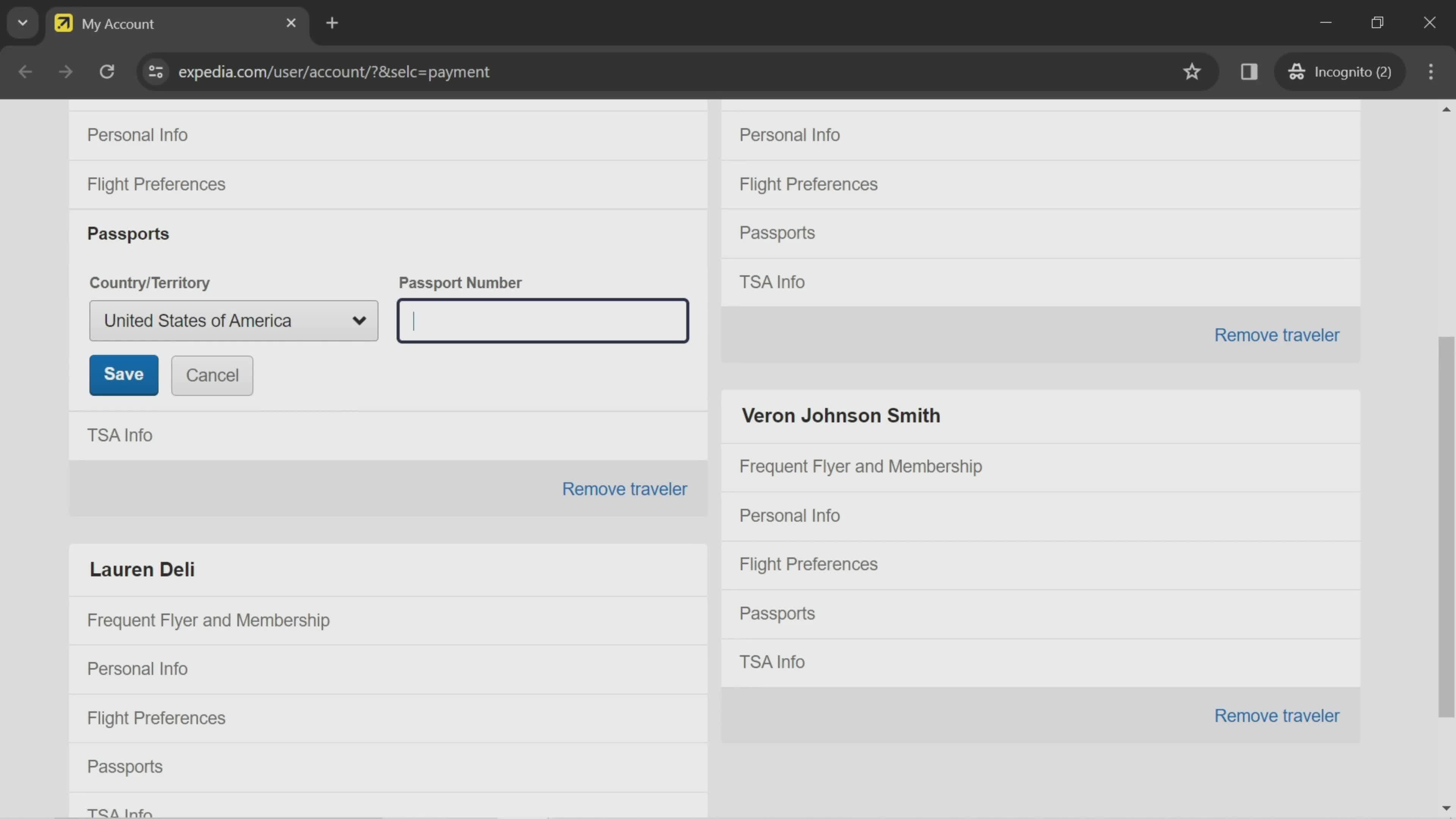 Updating travelers information on Expedia video thumbnail