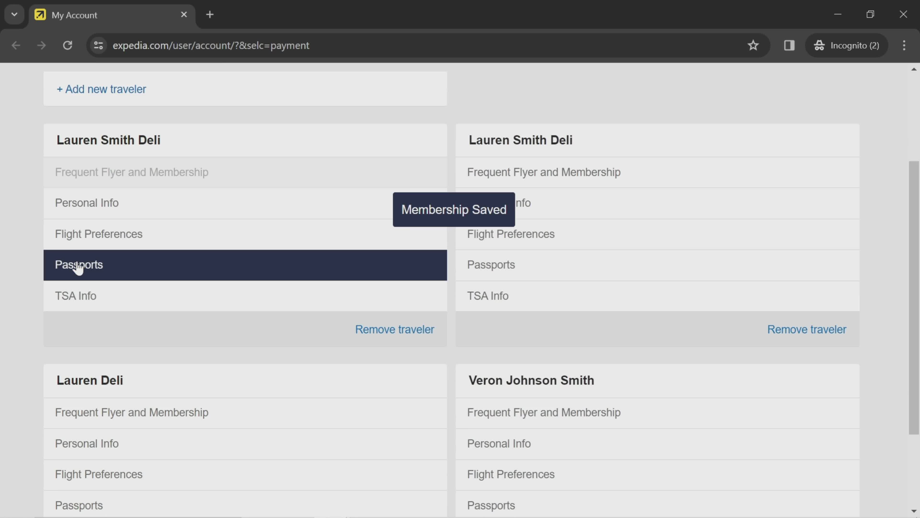 Updating travelers information on Expedia video thumbnail